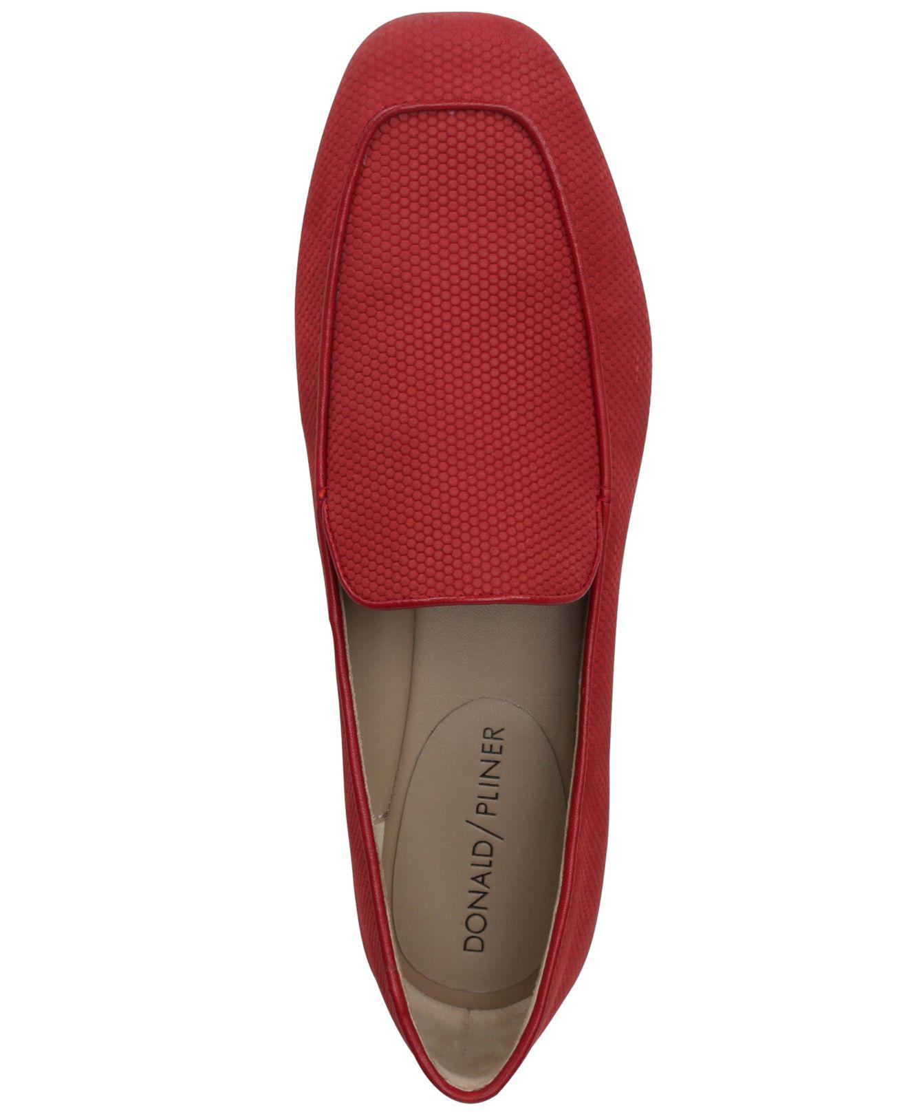donald pliner honey loafers