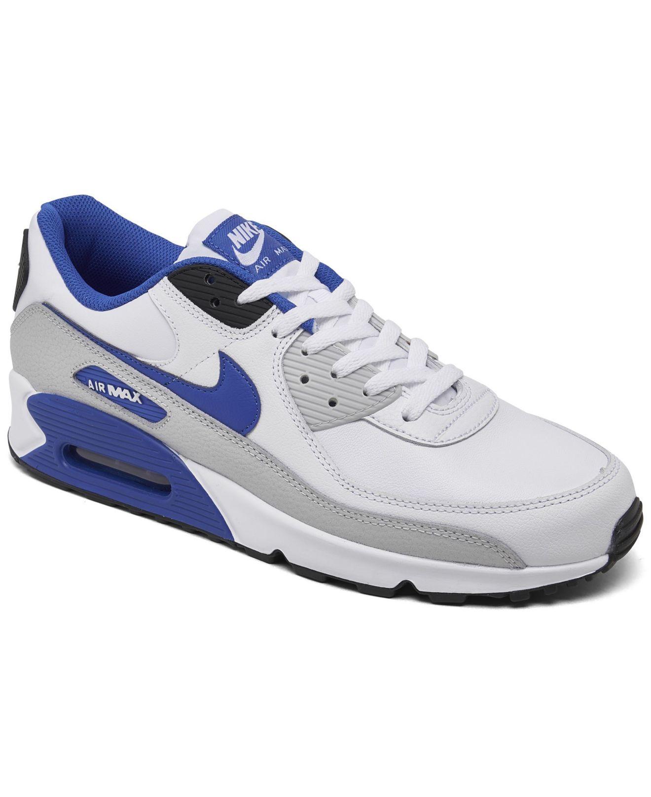 Nike Air Max 90 Leather Casual Sneakers From Finish Line in White for Men |  Lyst