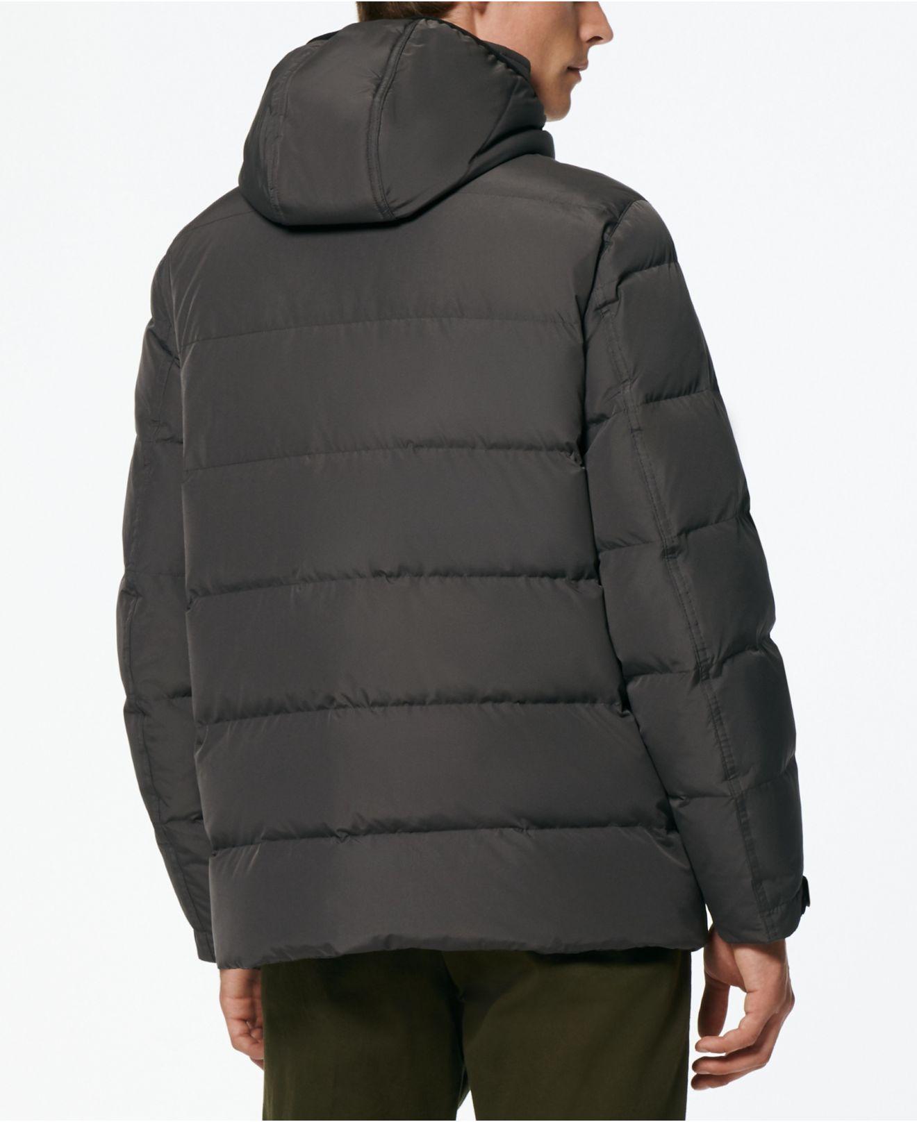Marc New York Synthetic Down Filled Mid Length Puffer Jacket in
