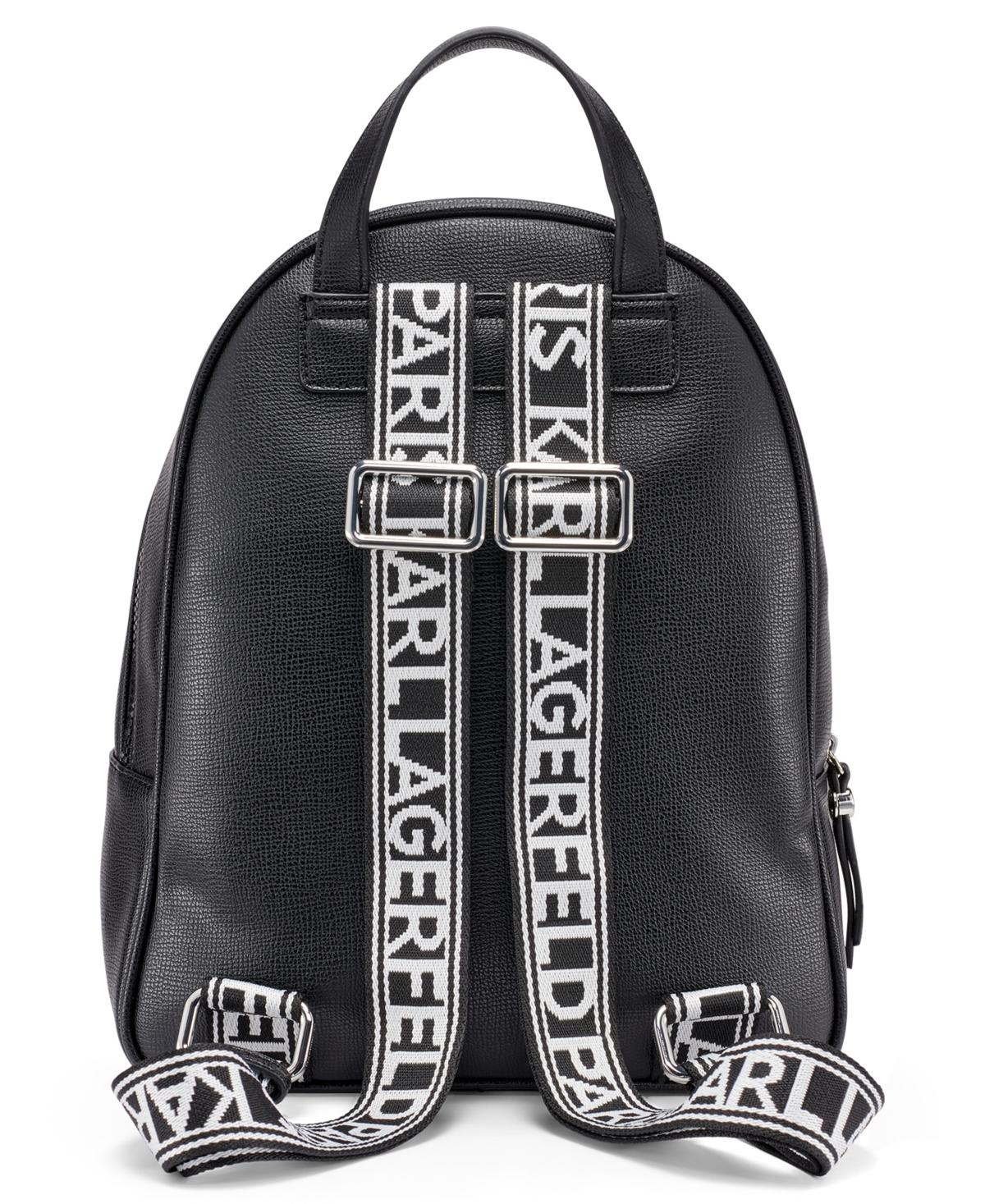 karl lagerfeld mini backpack Women's Maybelle | Black Made of 100% polyester Karl Lagerfeld Black Backpack with