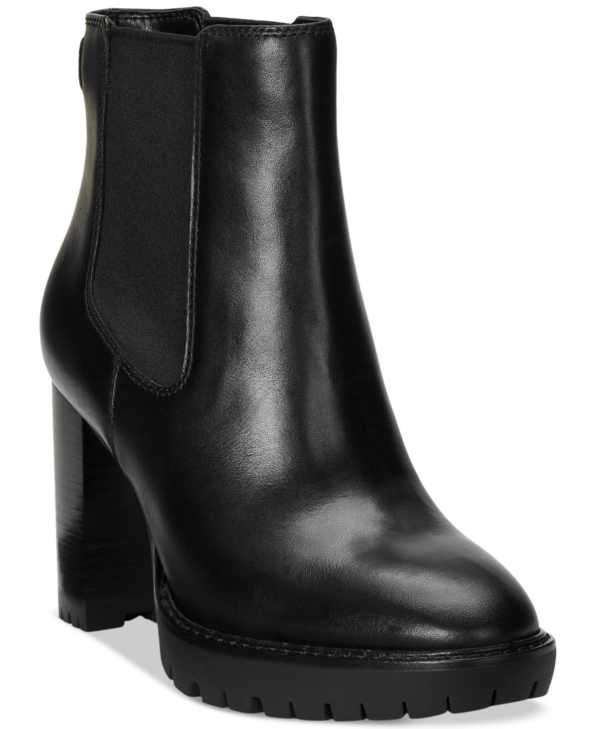 ralph lauren black booties