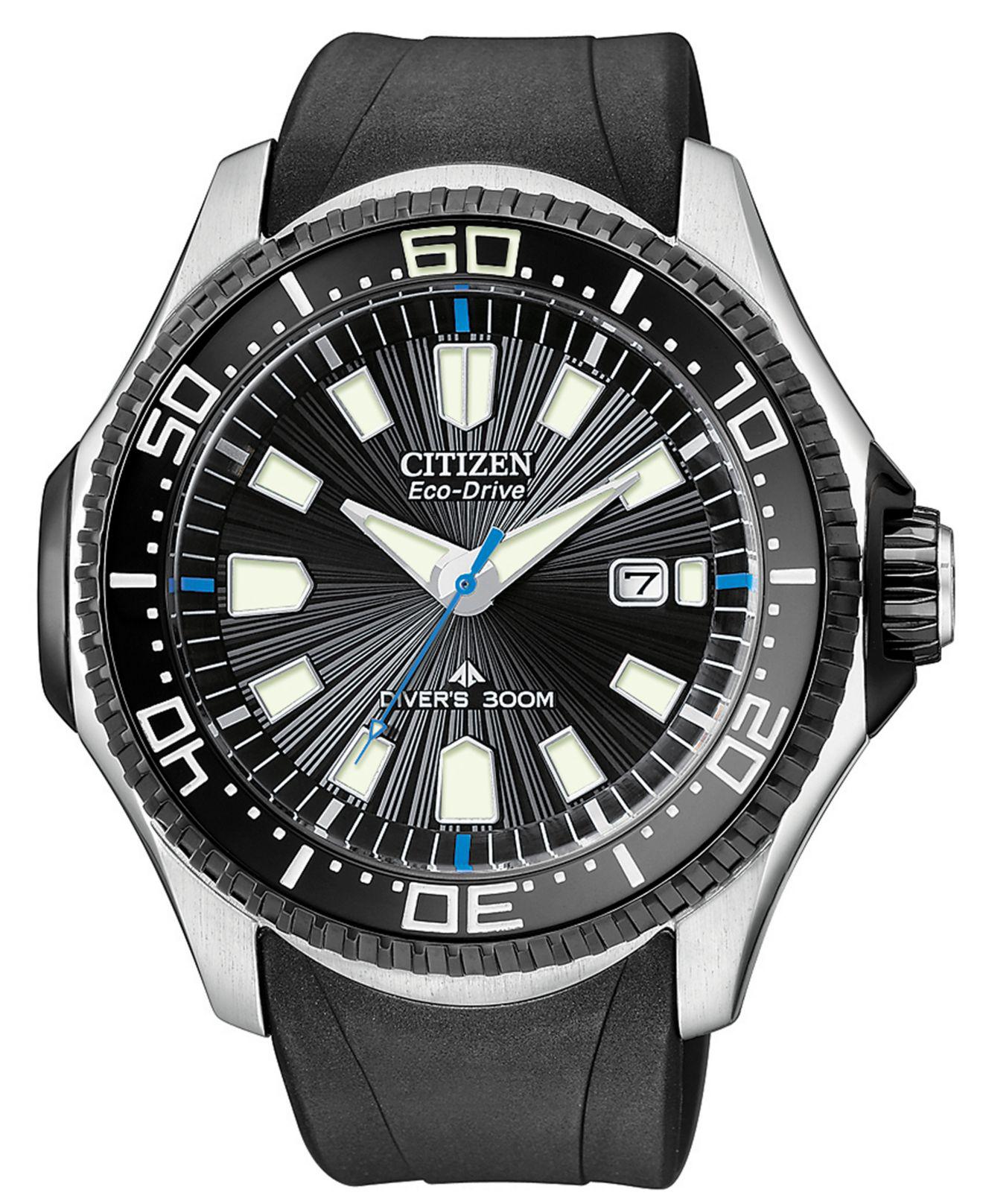 citizen eco drive rubber strap