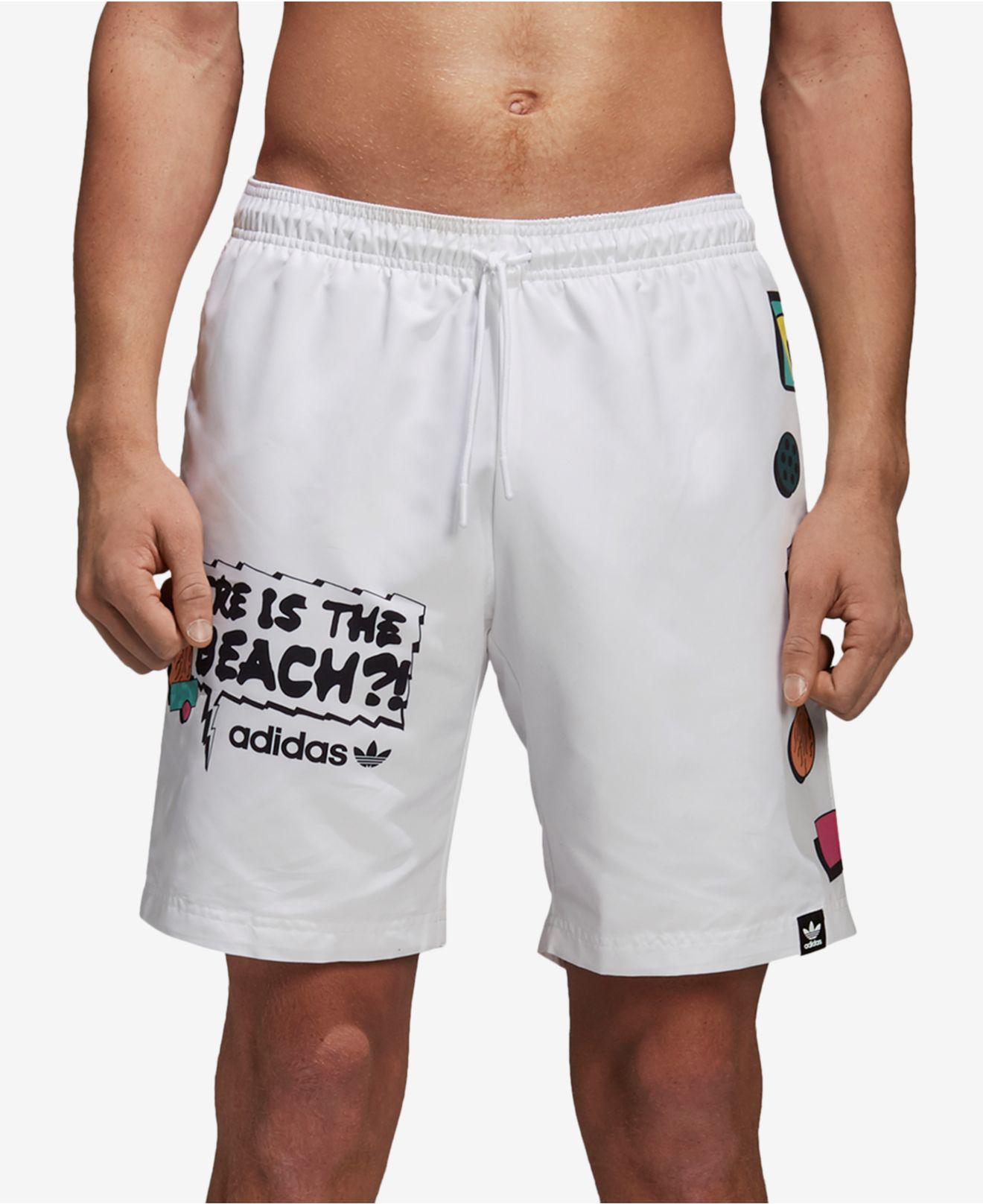 retro adidas swim shorts