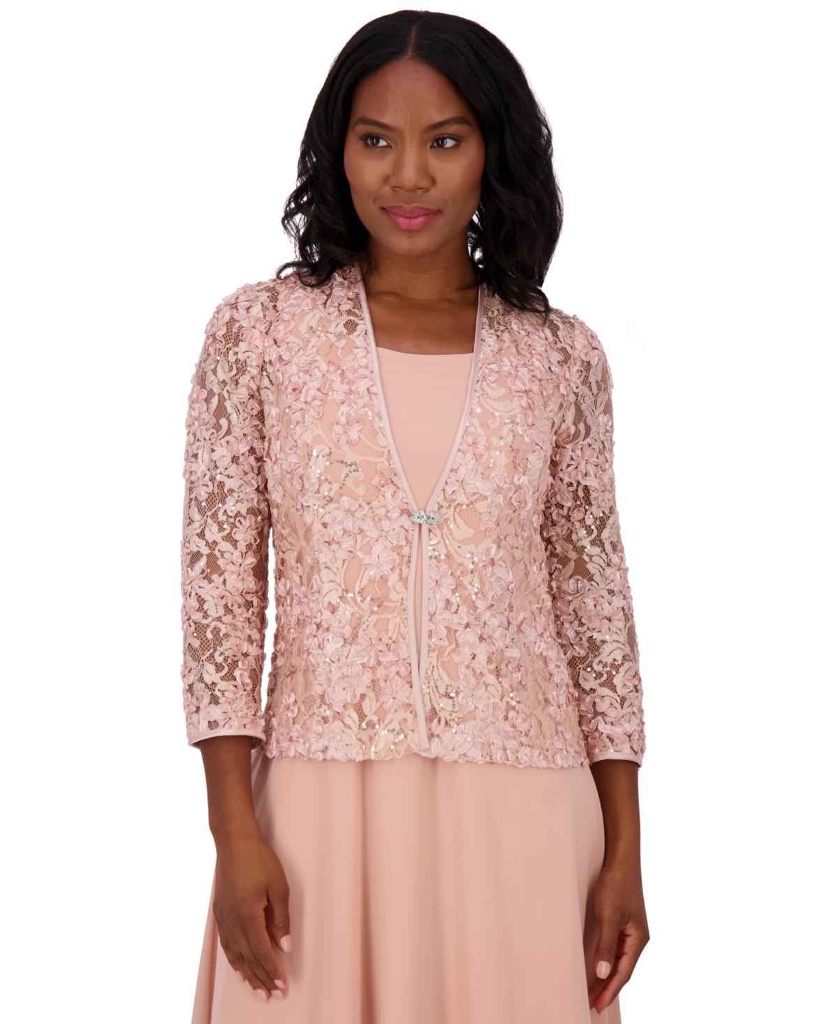 Jessica Howard Soutache Jacket & Jewel-neck Midi Dress in Pink | Lyst Jessica Howard Soutache Jacket & Jewel-neck Midi Dress in Pink | Lyst