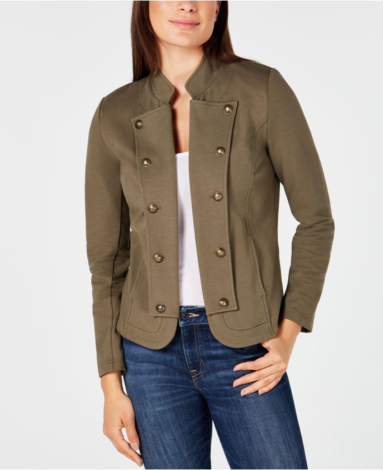 Tommy Hilfiger Cotton Military Band Jacket Lyst
