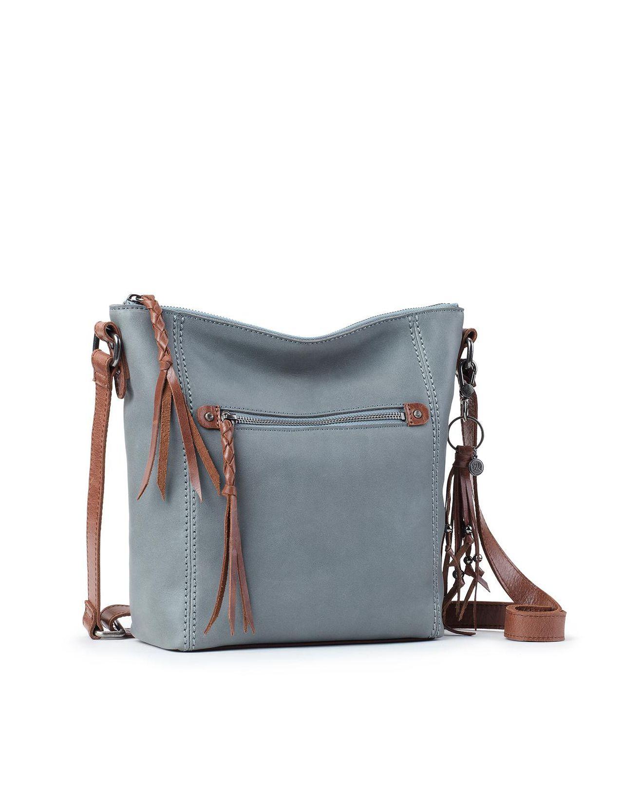 The Sak Ashland Leather Crossbody in Denim (Blue) Lyst