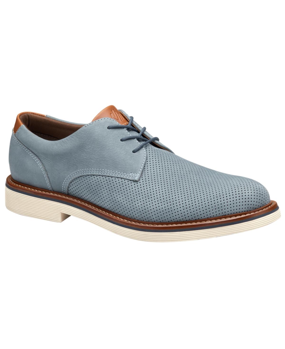 Johnston & Murphy Gray Leather Oxfords with Blue Laces Amazon.com | Johnston & Murphy Men main image 3