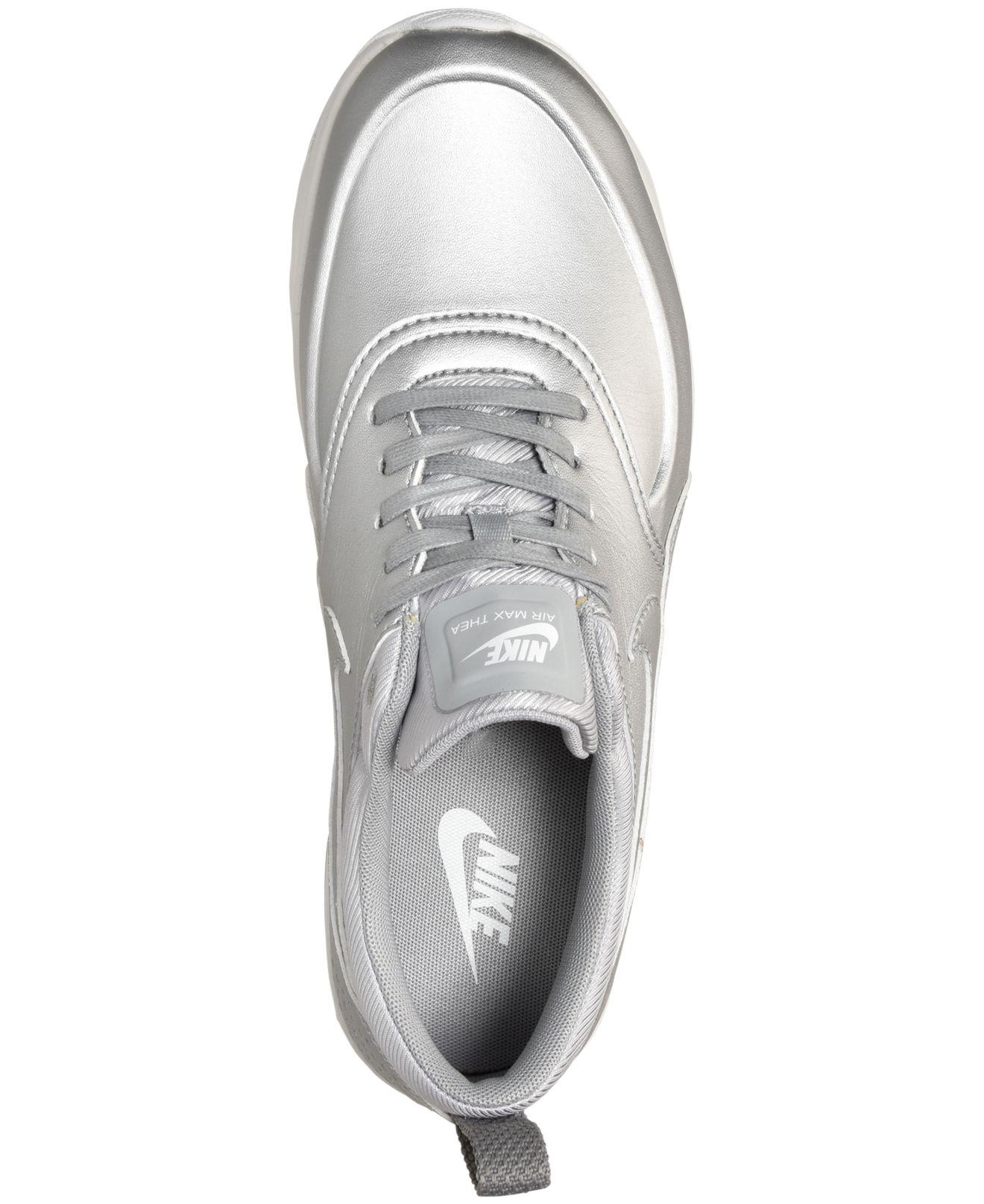 silver nike thea finish line