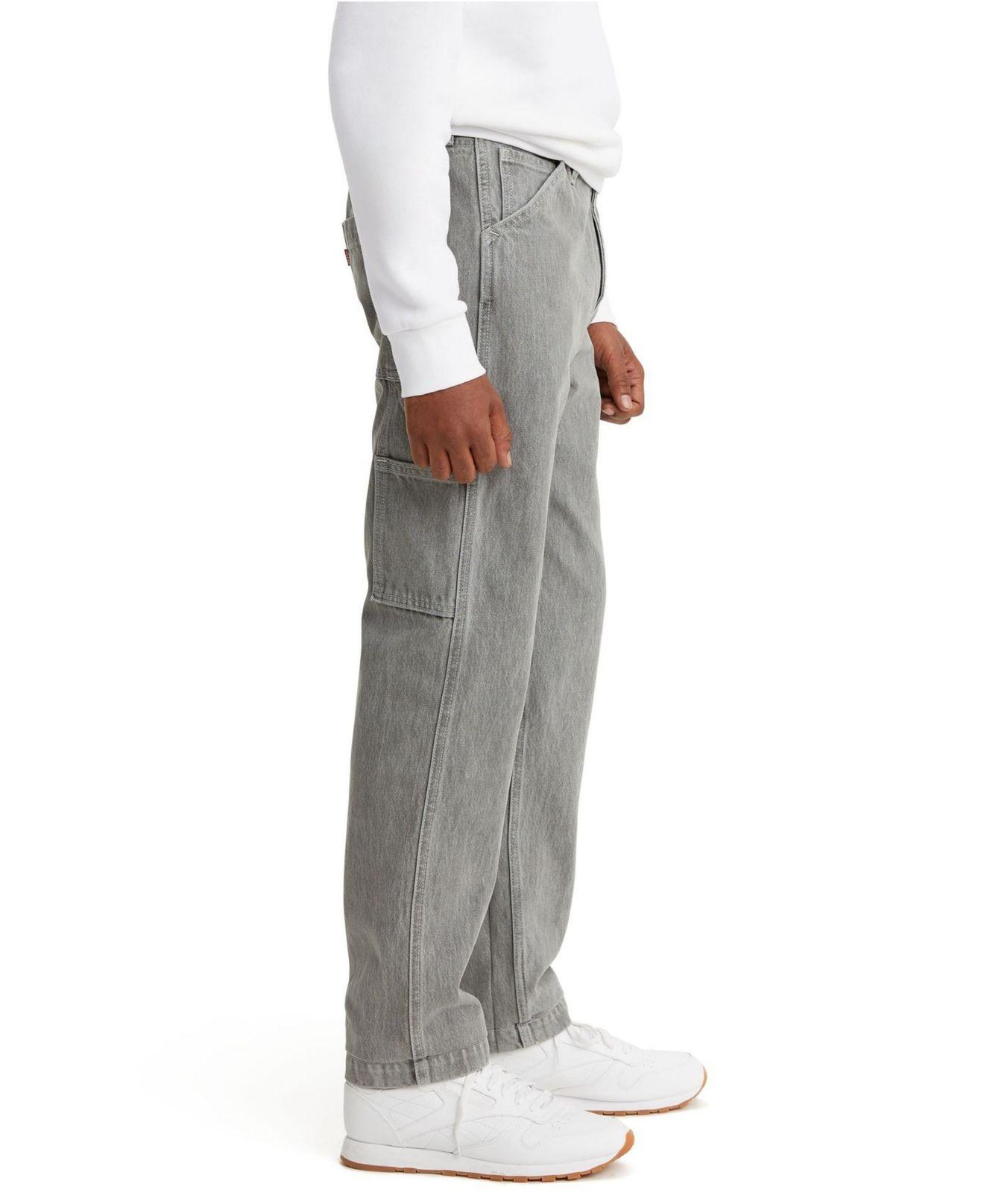 Levi's Tapered Carpenter Fit Jeans in Gray for Men | Lyst