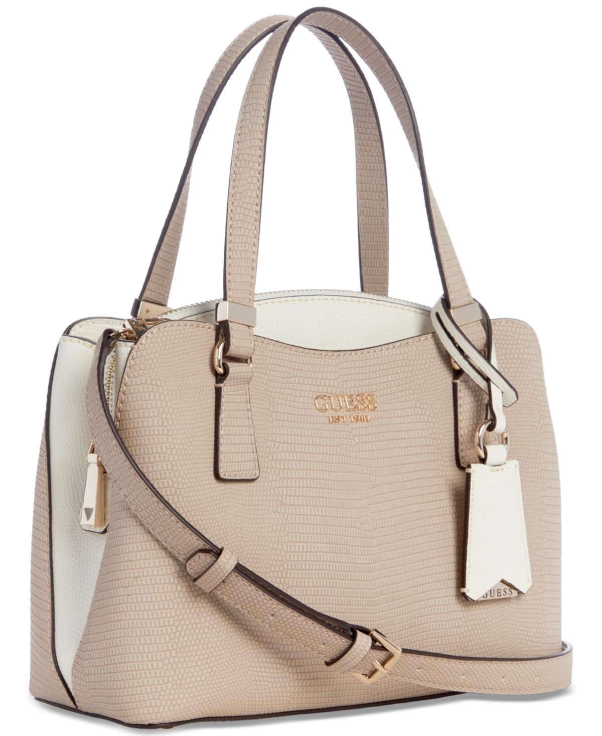 Guess Shawna Cali Satchel Guess Shawna Cali Cognac Multi-Color