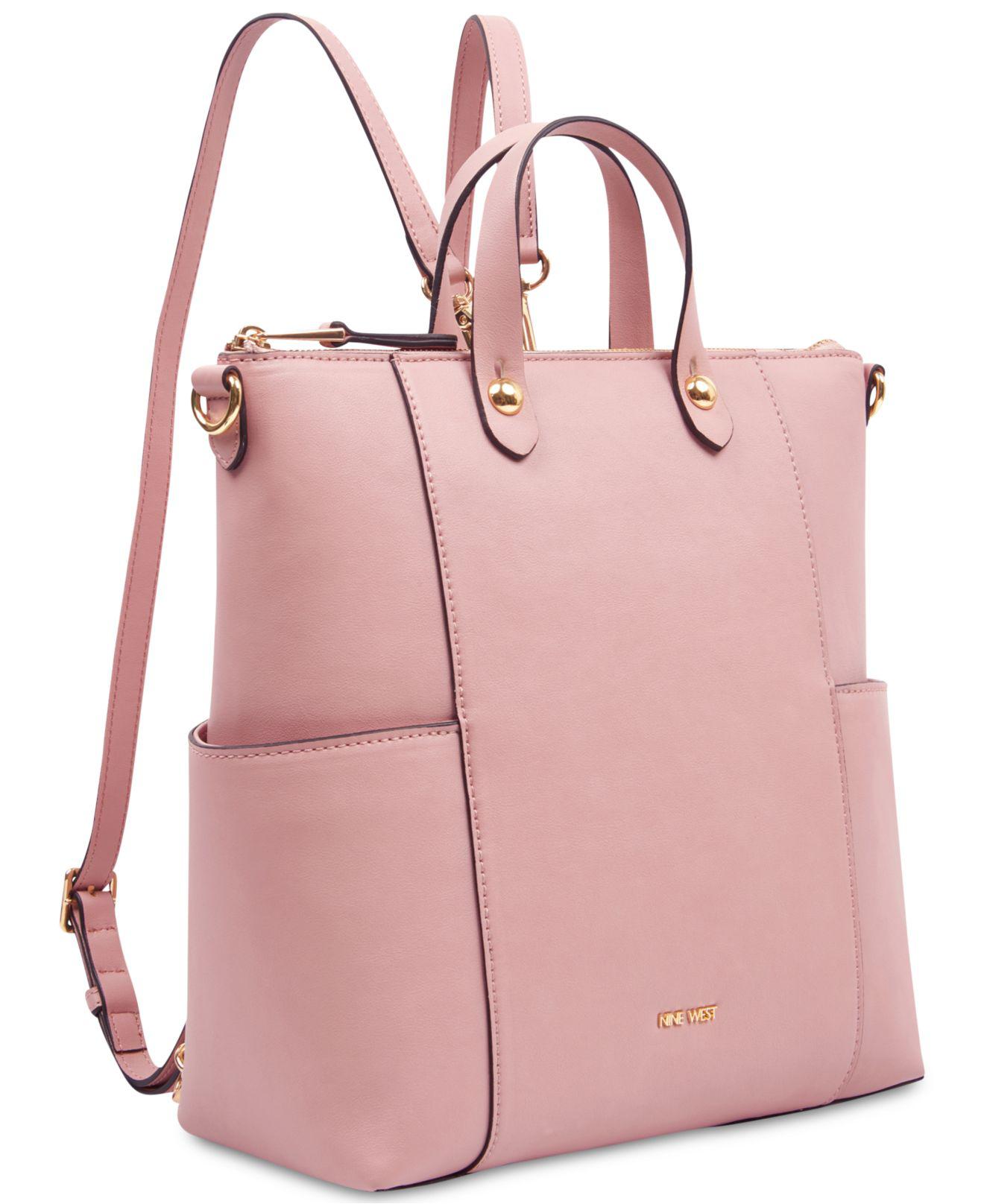 Nine West Nova Back Medium Convertible Backpack in Pink | Lyst