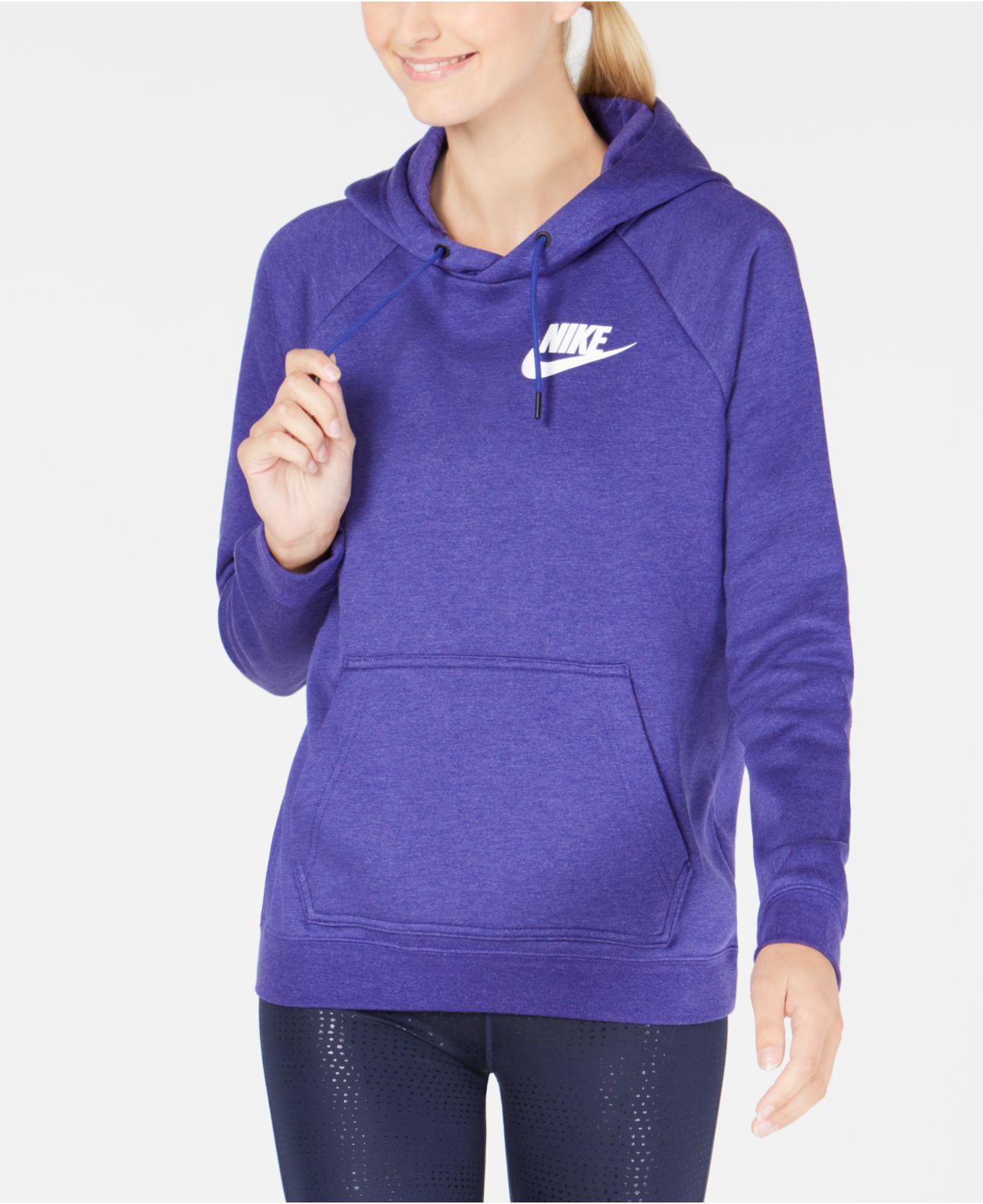 purple nike hoodie womens