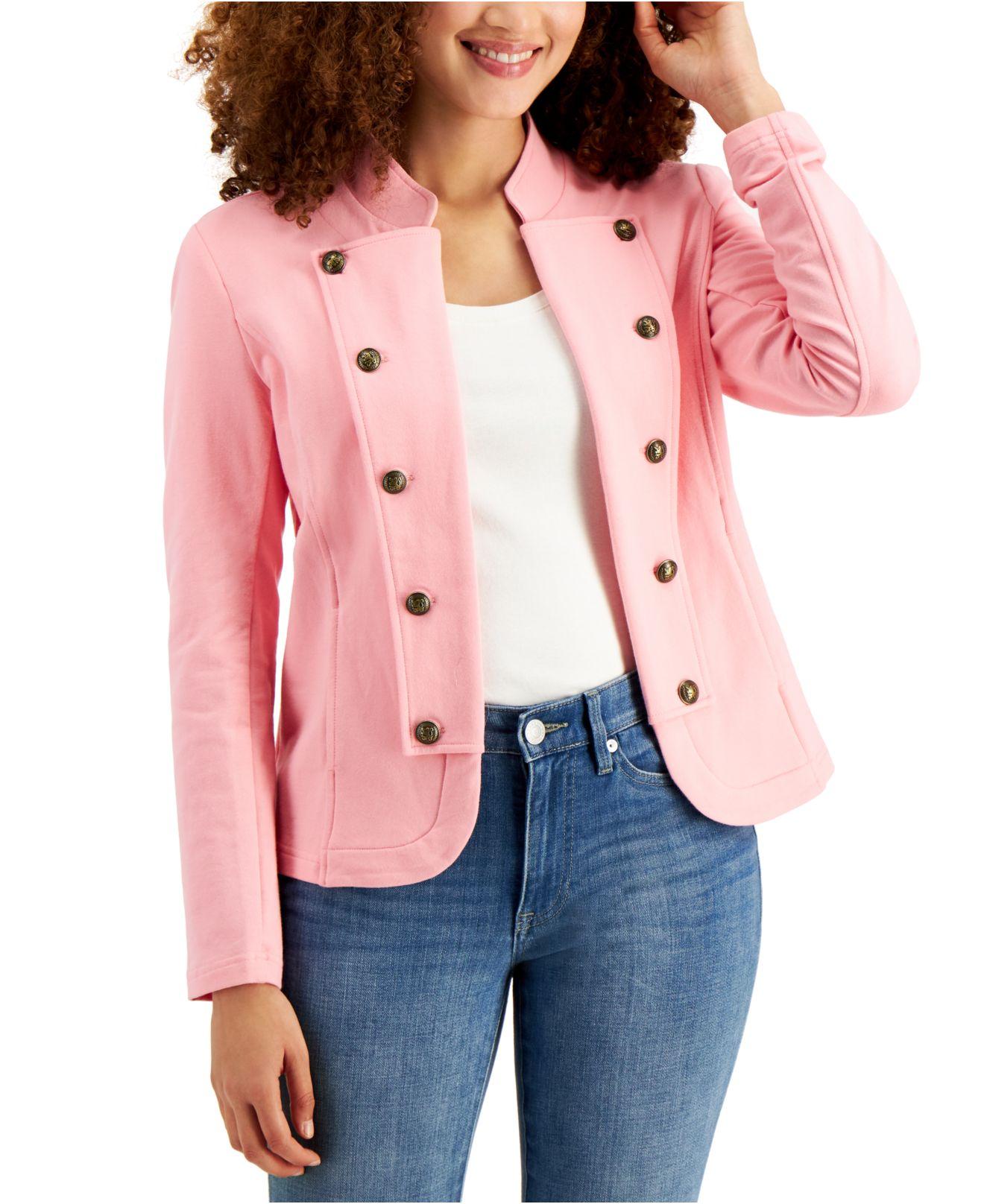 pink field jacket