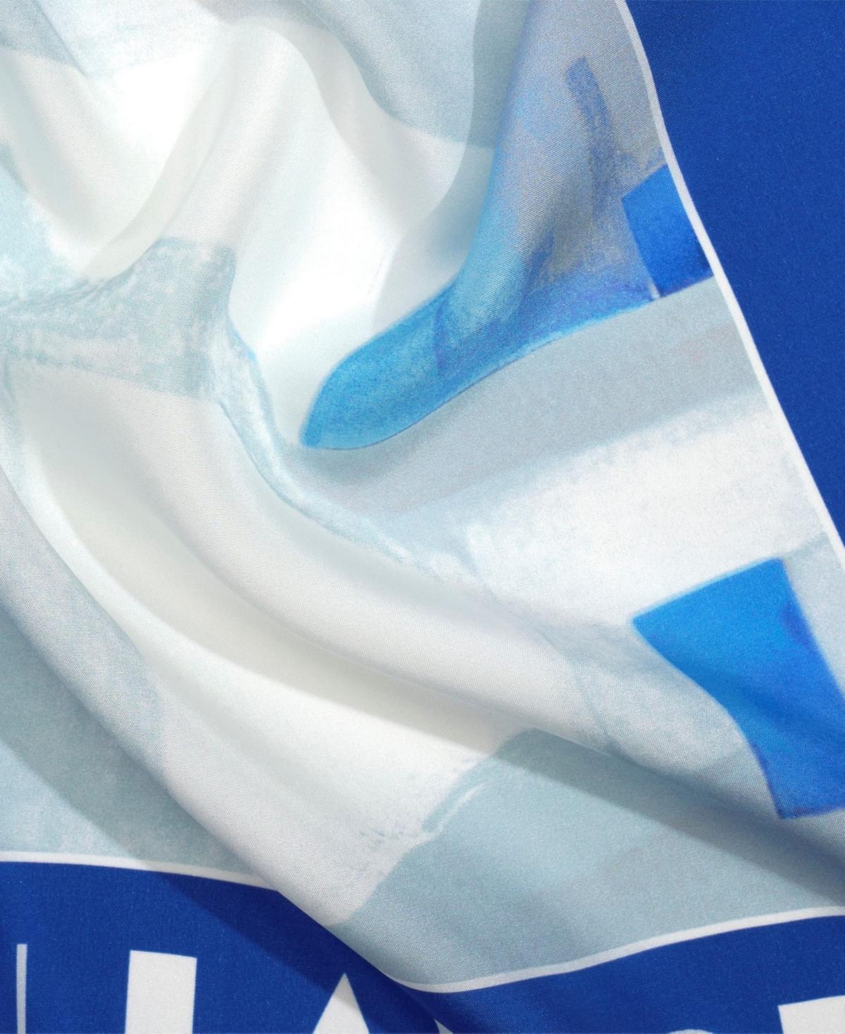 国内 Ralph Lauren Summer Conversational Silk Square Scarf Ralph Lauren Summer Conversational Square Scarf in Blue | Lyst