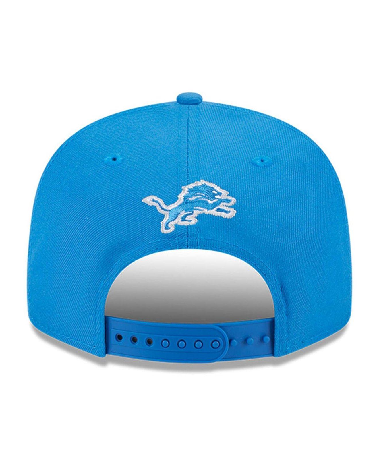 Men's New Era Stone/Blue Detroit Lions 2023 NFL Draft 9FIFTY