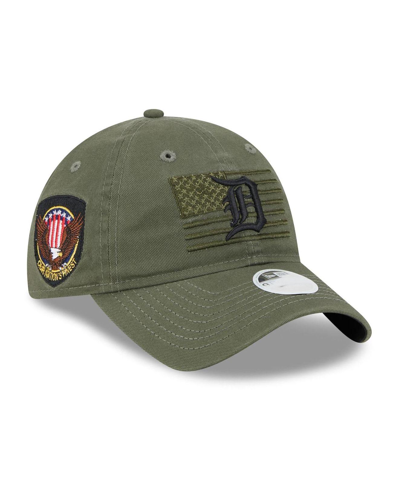 KTZ Green Detroit Tigers 2023 Armed Forces Day 9twenty Adjustable Hat