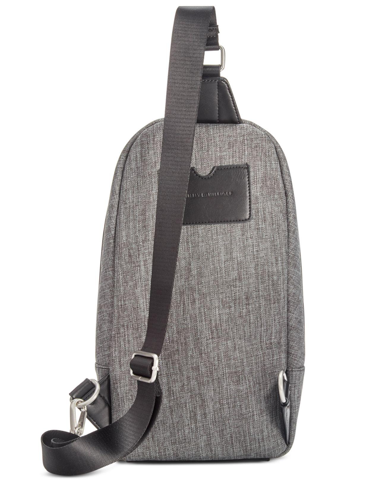 Tommy Hilfiger Leo Sling Backpack in Grey (Gray) for Men | Lyst