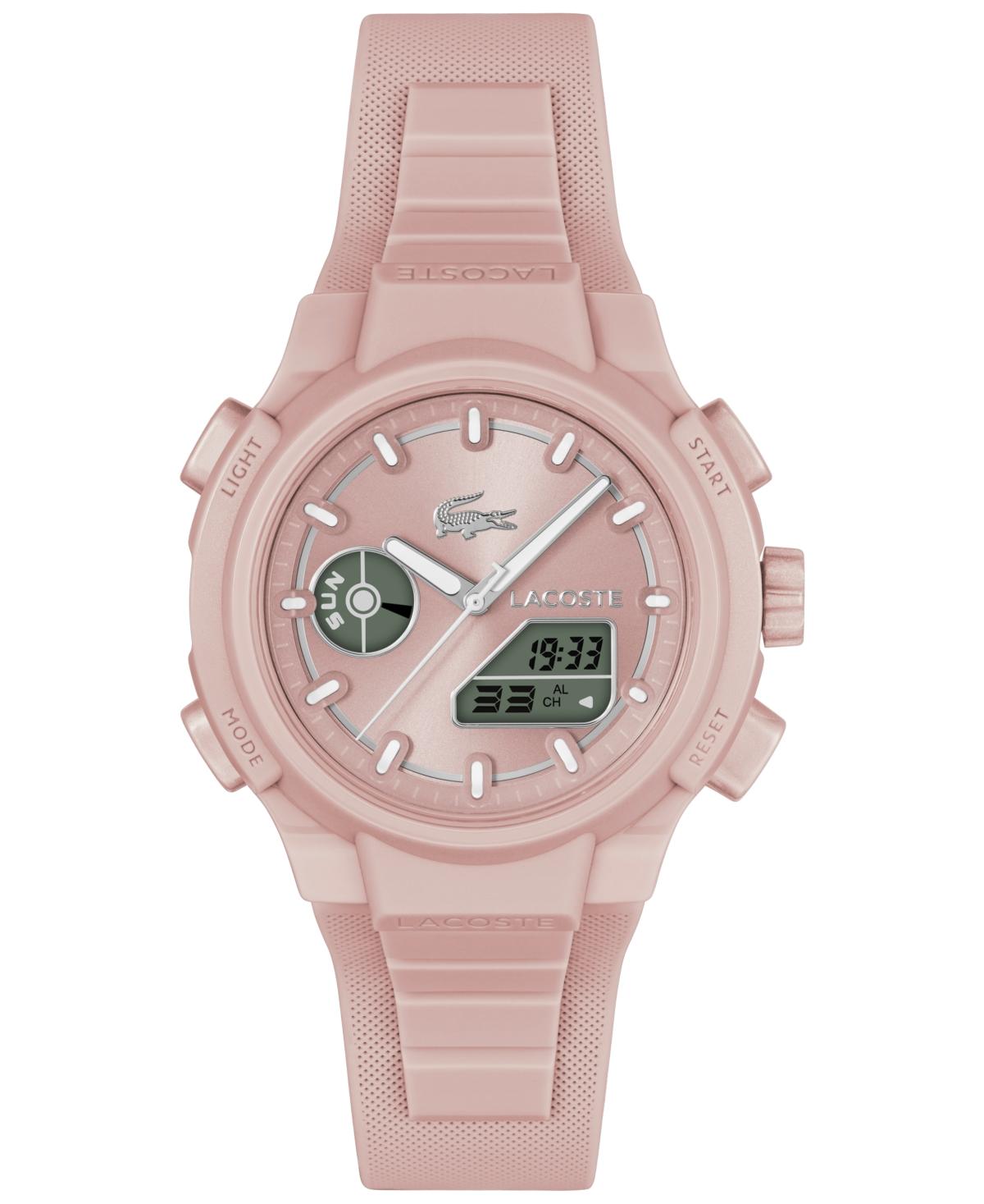 Silicone Strap Lacoste Uhr Pink Lacoste Square Watch On Sale