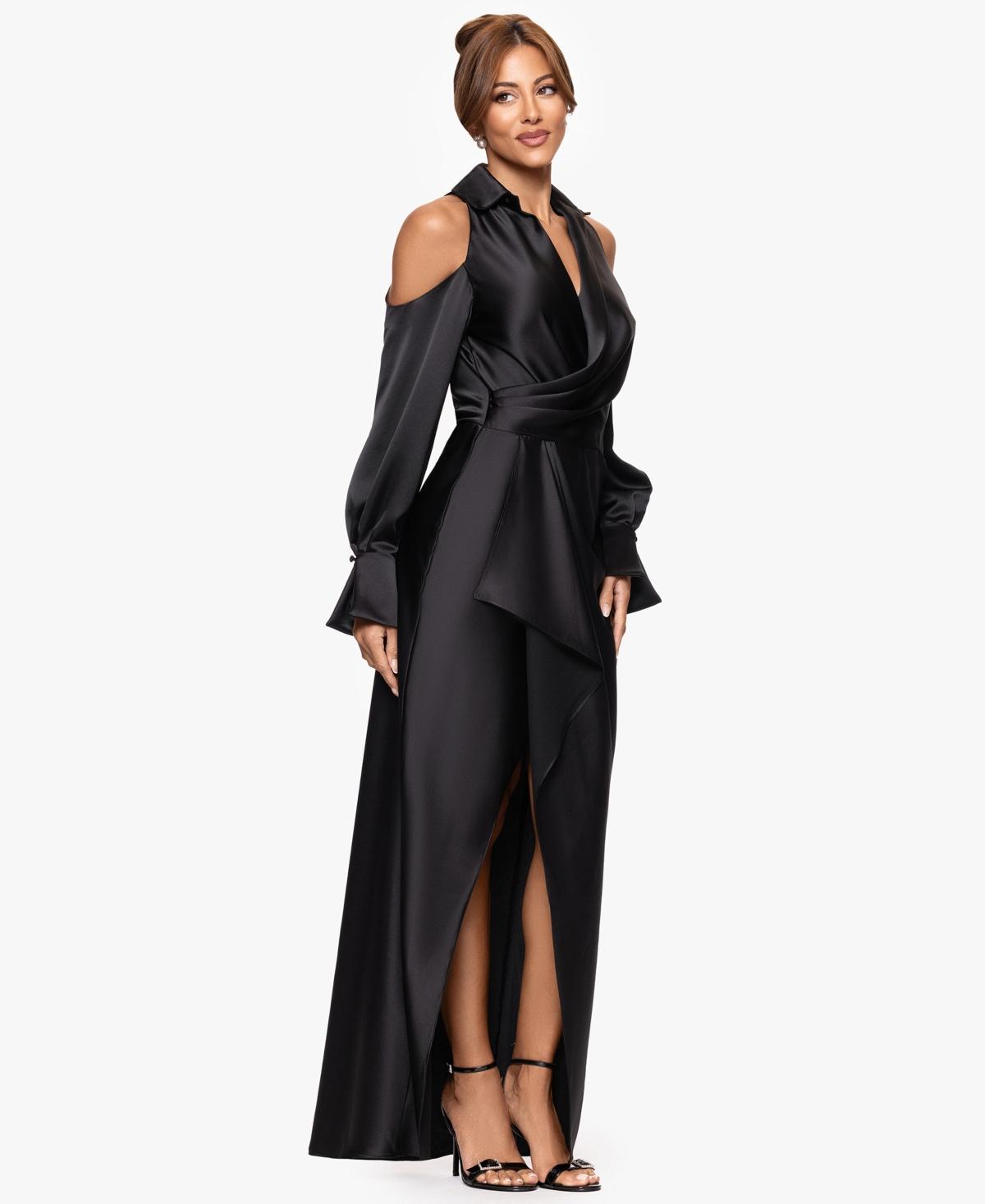 petal and pup black dress Grasie Midi Dress - Black main image 0