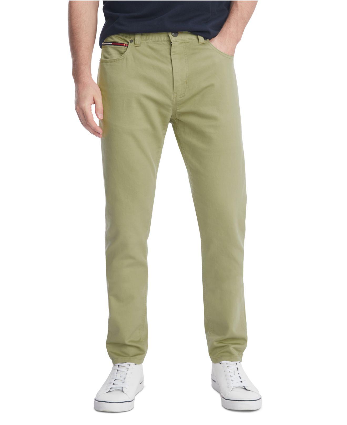Tommy Hilfiger Bk Travel Pants Green for Men | Lyst