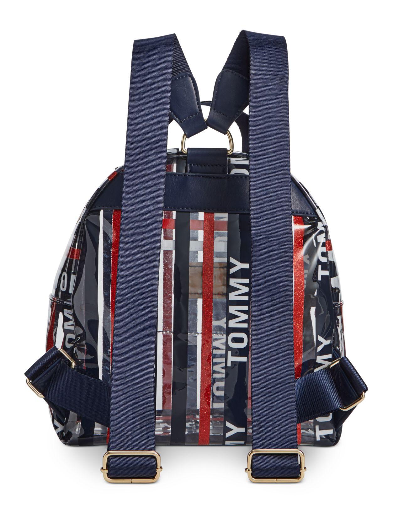tommy hilfiger clear backpack