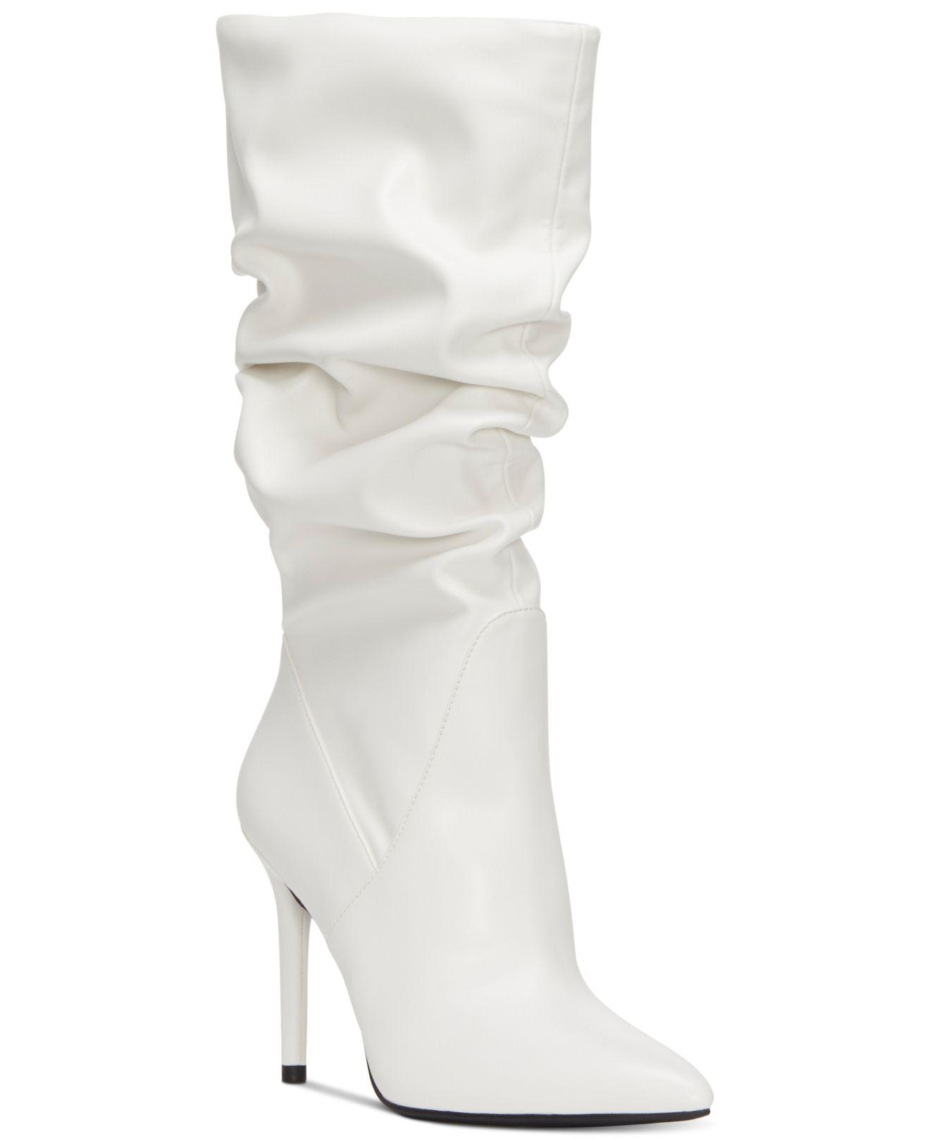 jessica simpson white boots