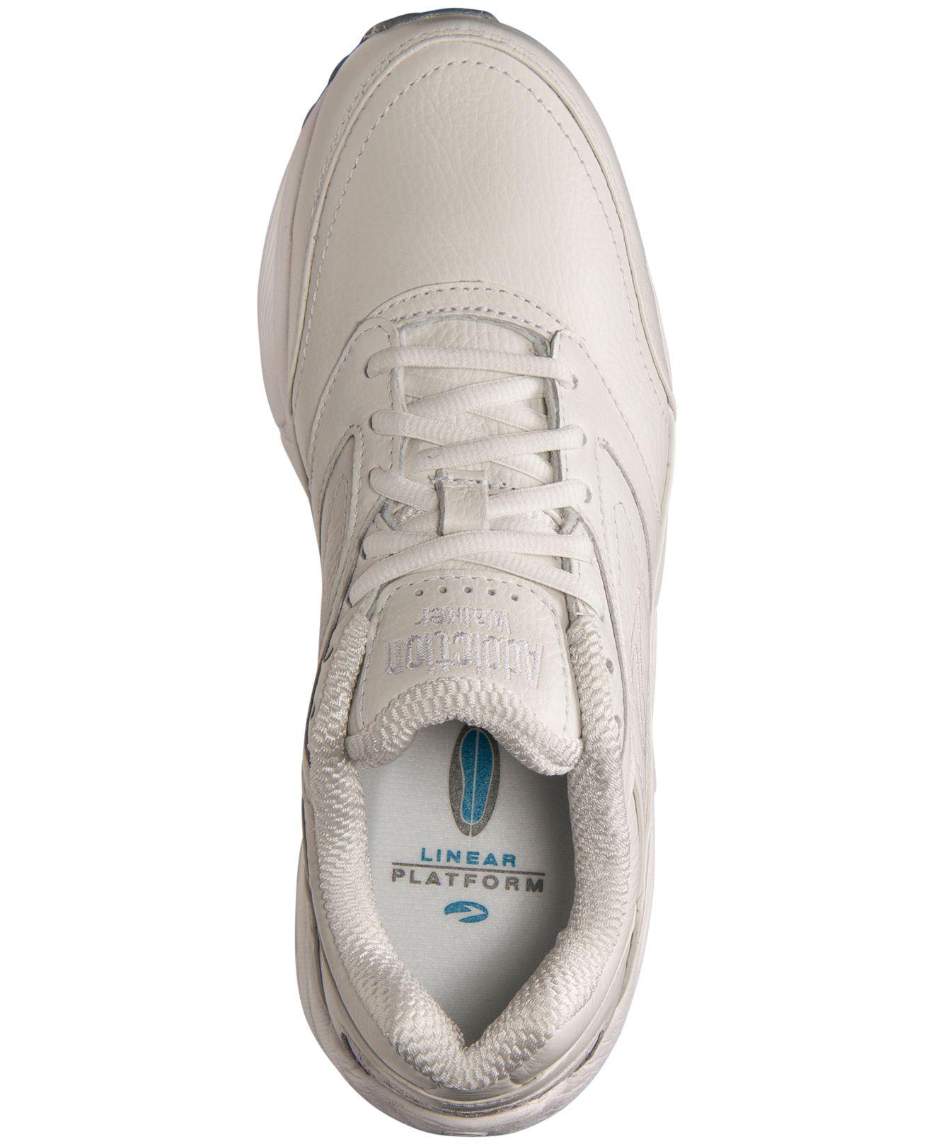 white leather brooks