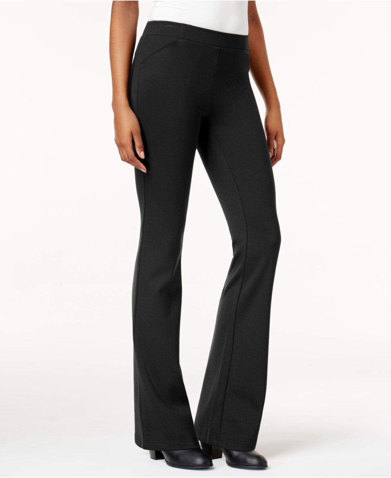 Style & Co. Synthetic Bootcut Ponte Pants in Deep Black (Black) - Lyst