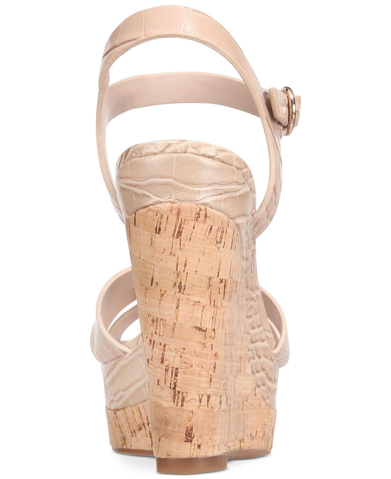 aldo nude wedge