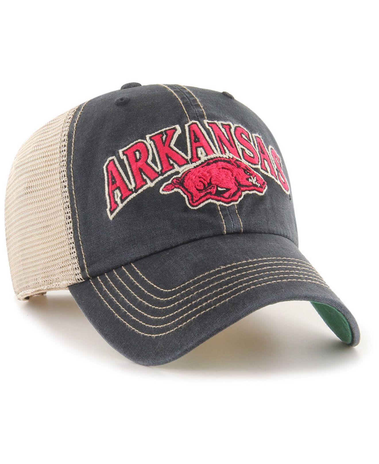 47 Brand Arkansas Razorbacks Tuscaloosa Mesh Clean Up Cap for Men | Lyst