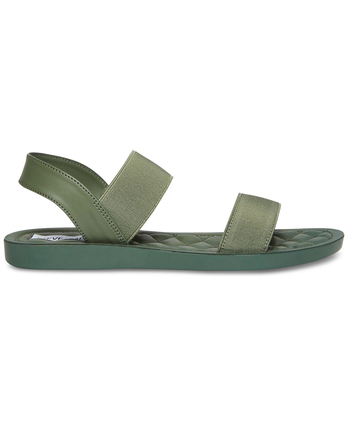 steve madden olive green sandals