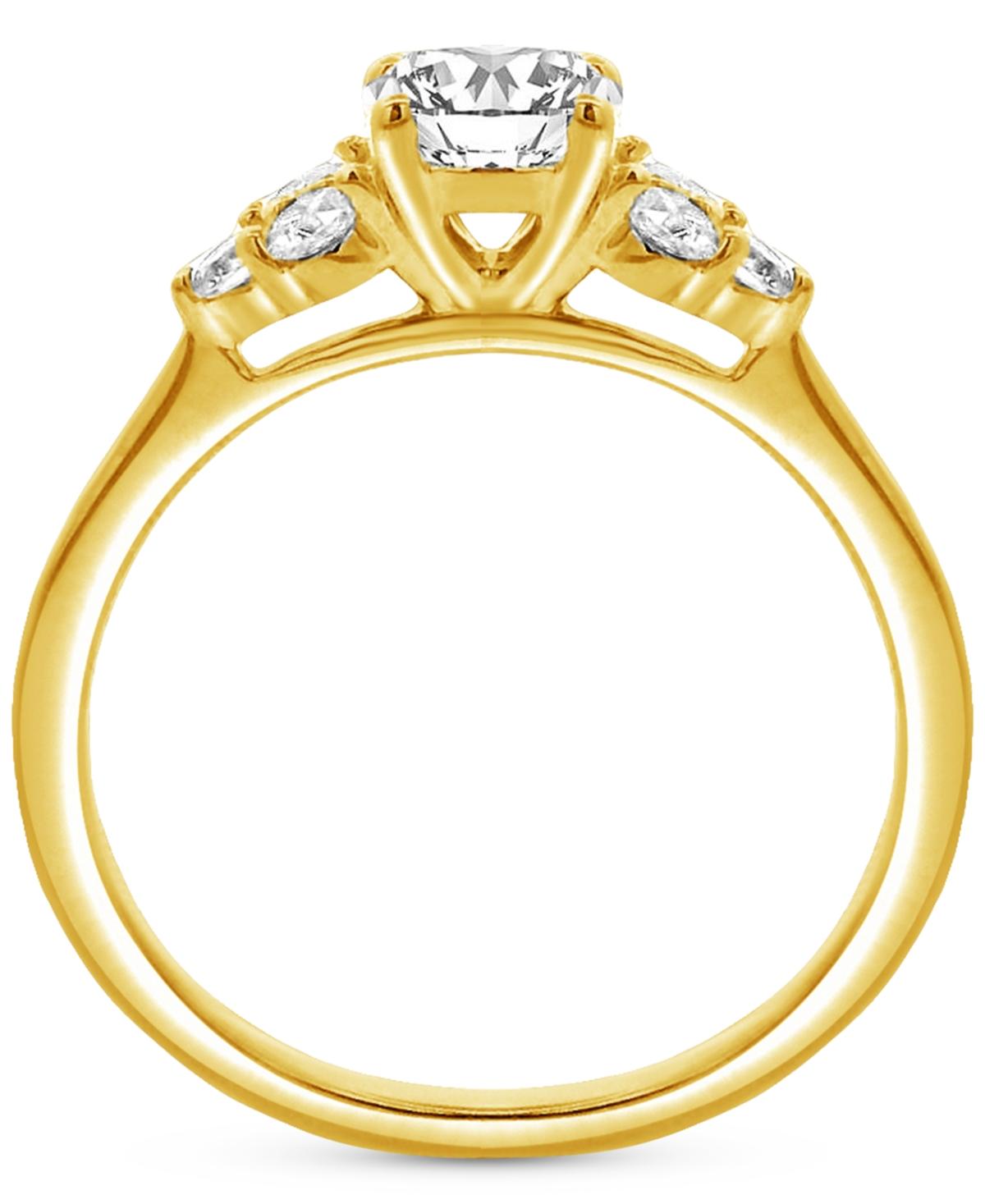 Yellow Gold Macy's Gold Wedding Rings Carat Diamond Macy'
