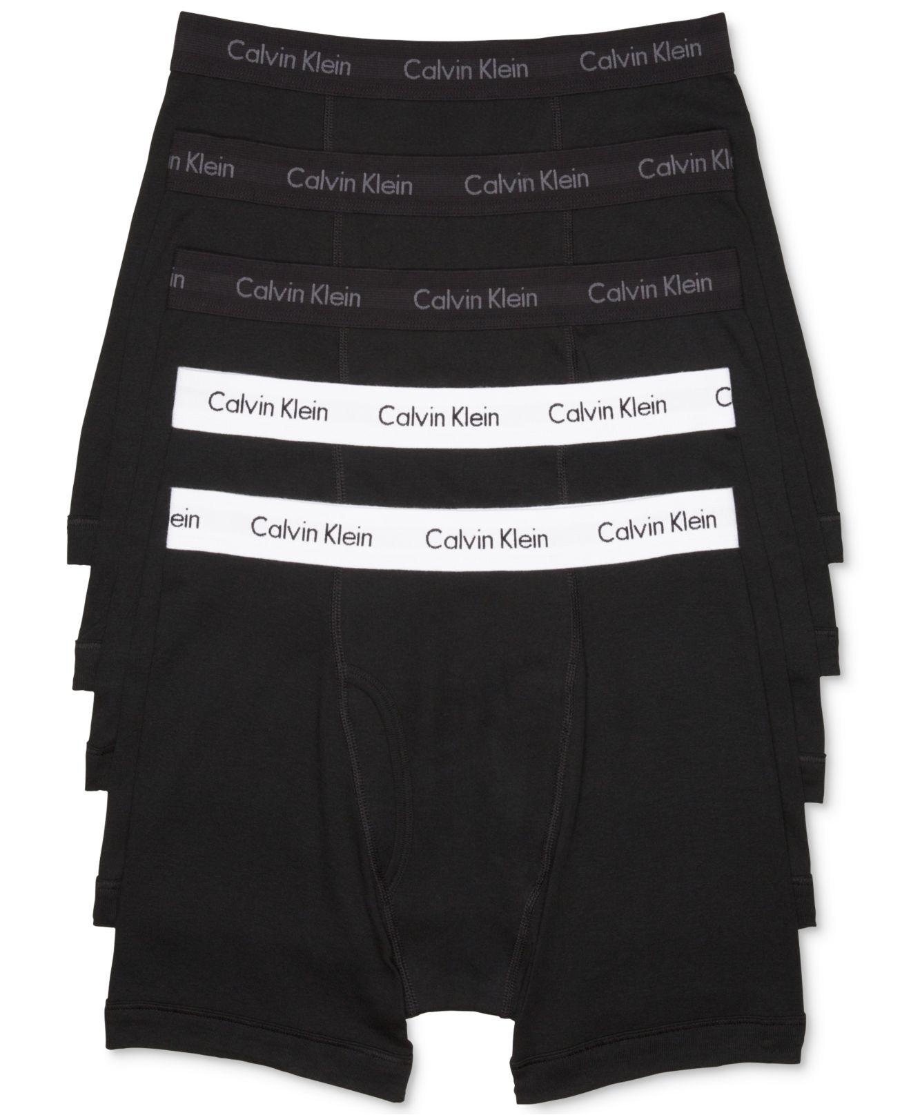 Calvin Klein 5-pack Cotton Classic Boxer Briefs in White for Men | Lyst