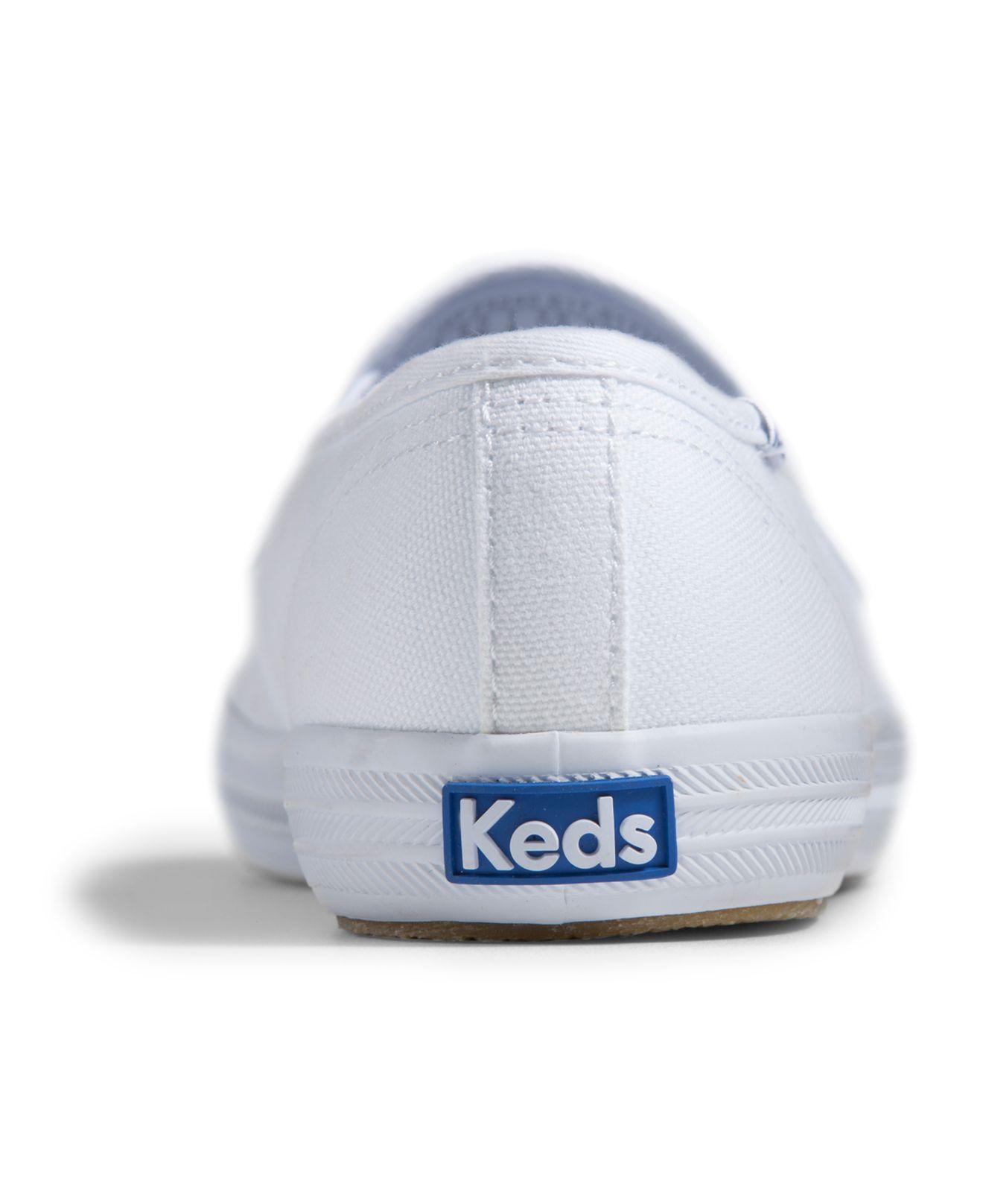Keds Champion Slip On Canvas Sneakers in White - Lyst