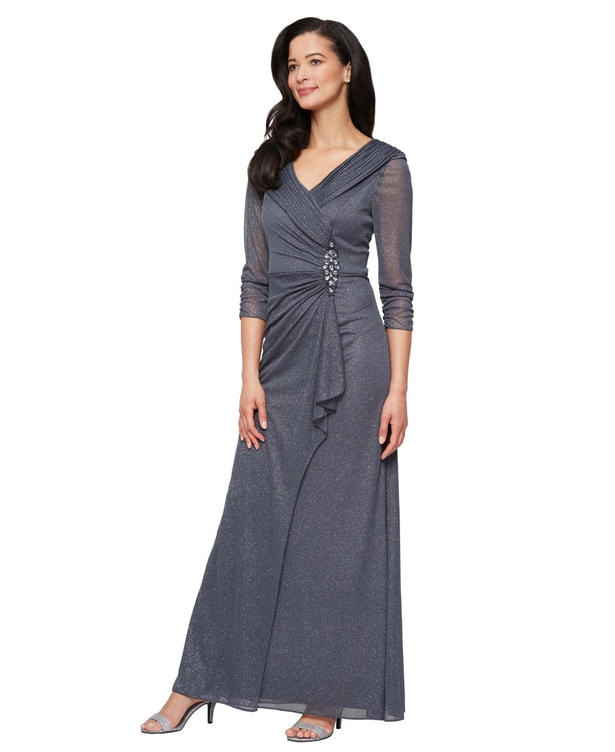 alex evenings faux wrap dress Alex Evenings Sheath Evening Dress 8134310 main image 0