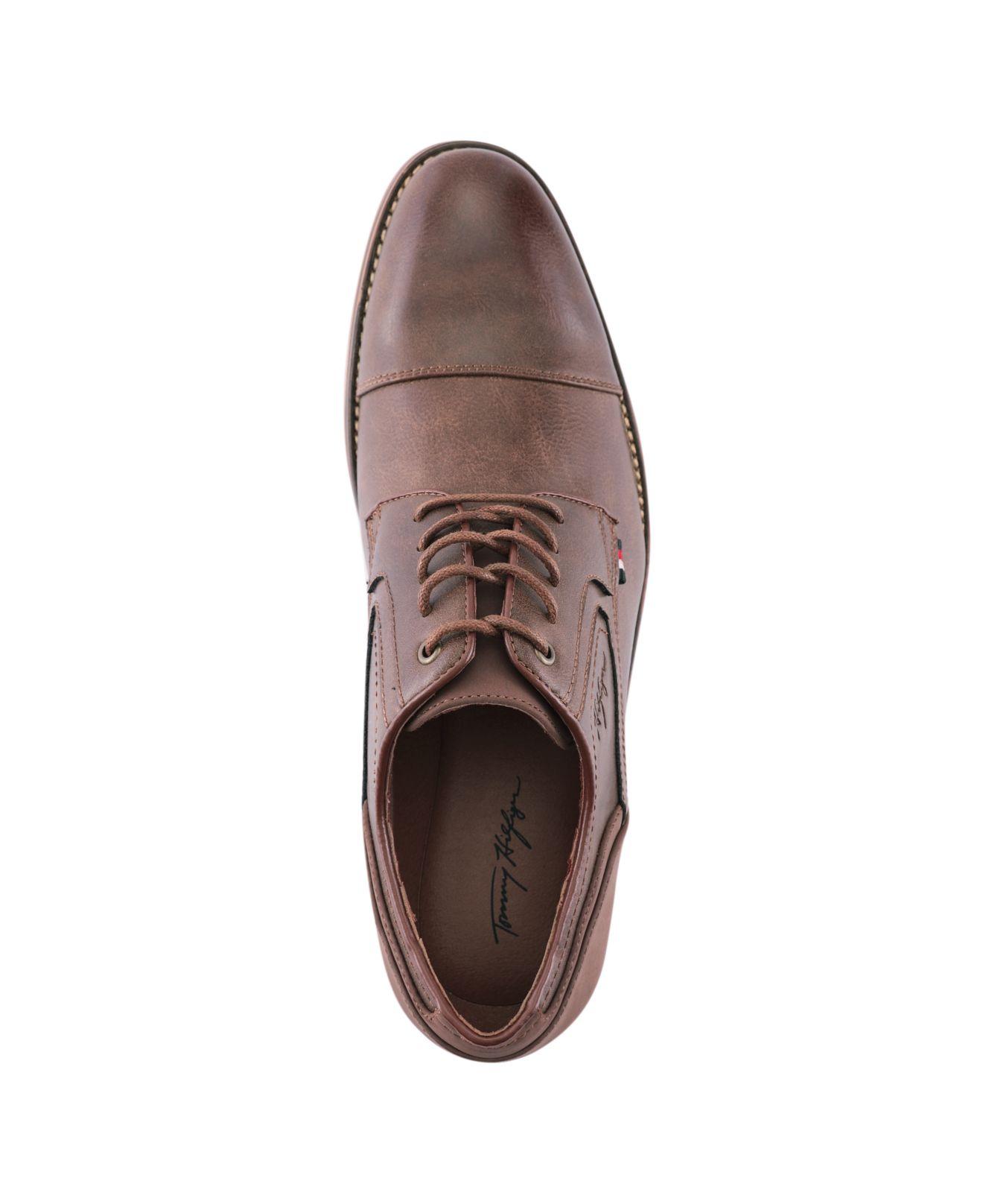 Tommy Hilfiger Banly Lace Up Casual Oxford Shoes in Brown for Men | Lyst