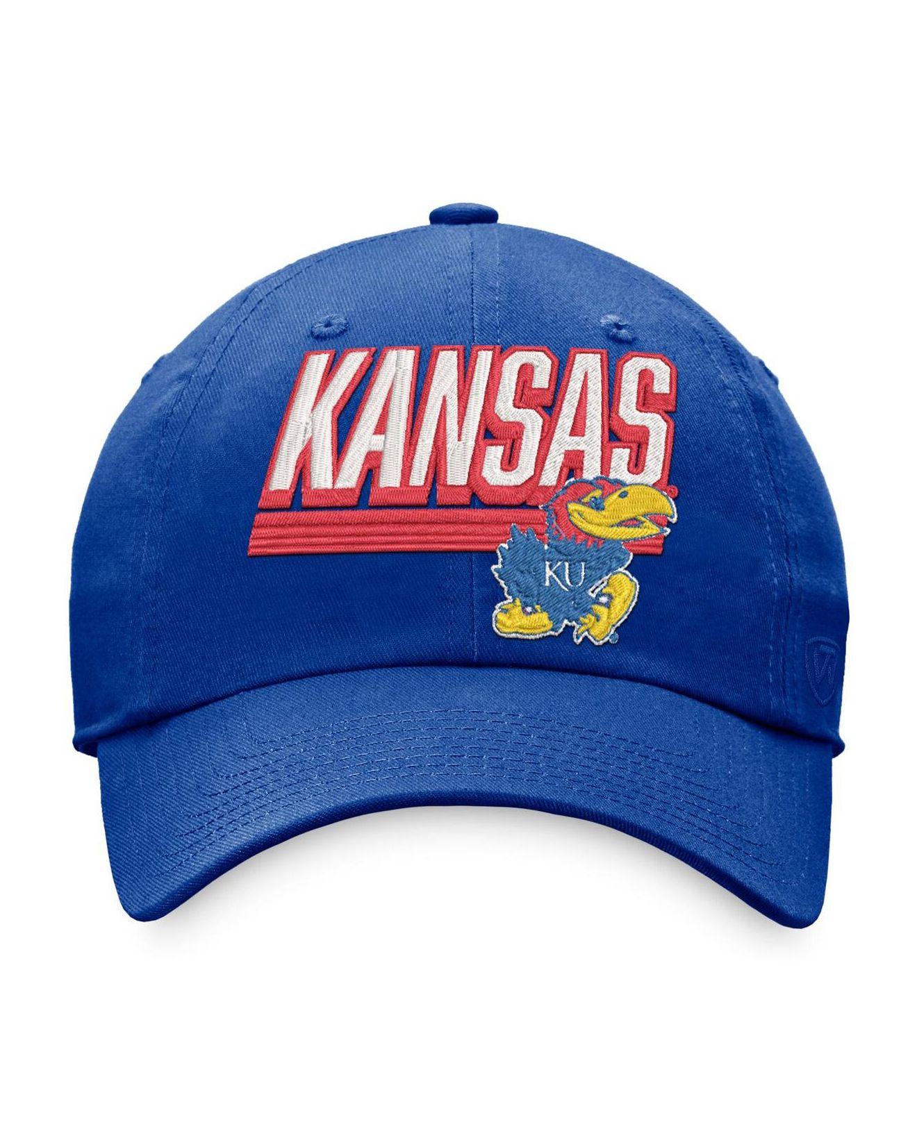 Top of The World Men's Kansas Jayhawks Blue Reflex Stretch Fit Hat