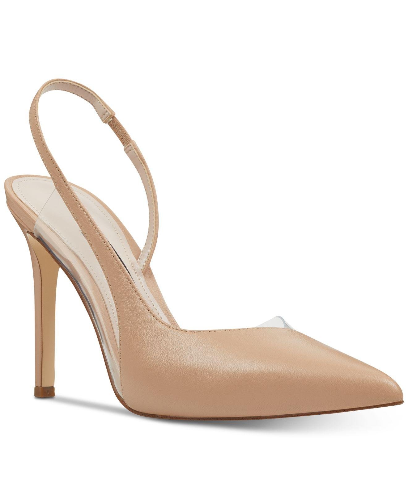 nine west nude shoes