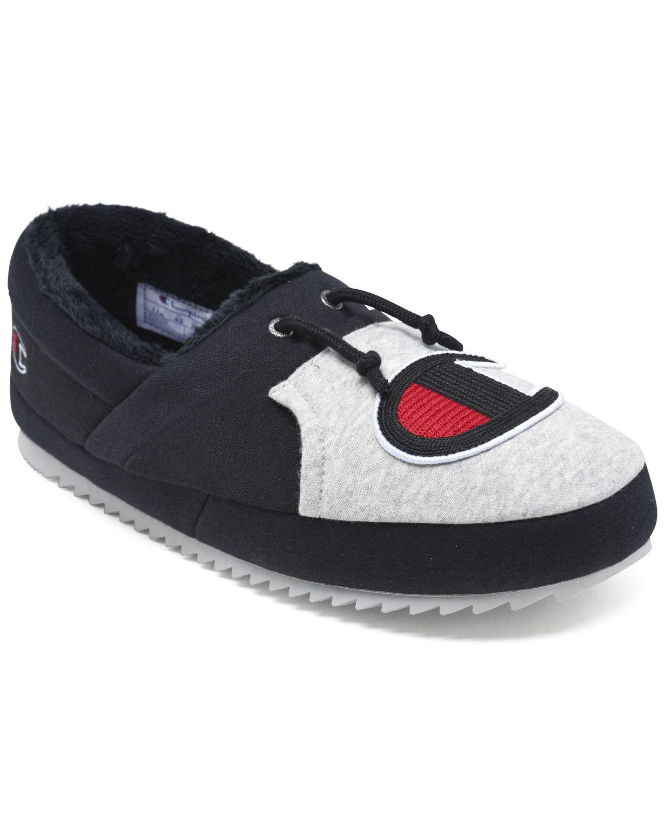 champion university slippers m&m