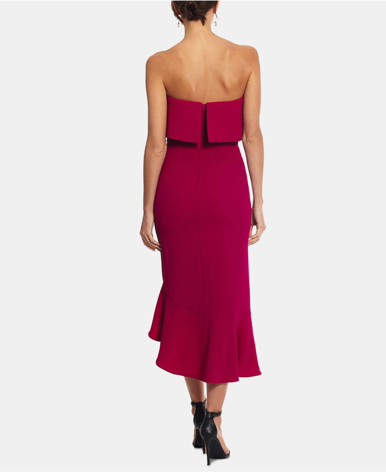 0円 再再販！ Xscape ファッション ドレス XSCAPE Womens Ruffle Flounce Midi Dress Purple 4