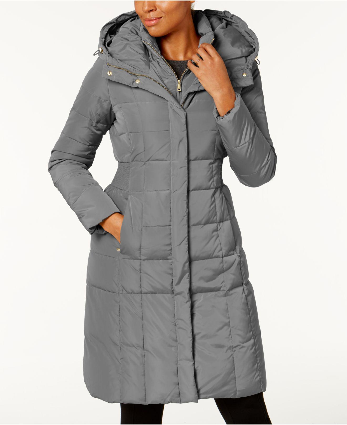 Cole Haan Petite Layered Down Puffer Coat | Lyst