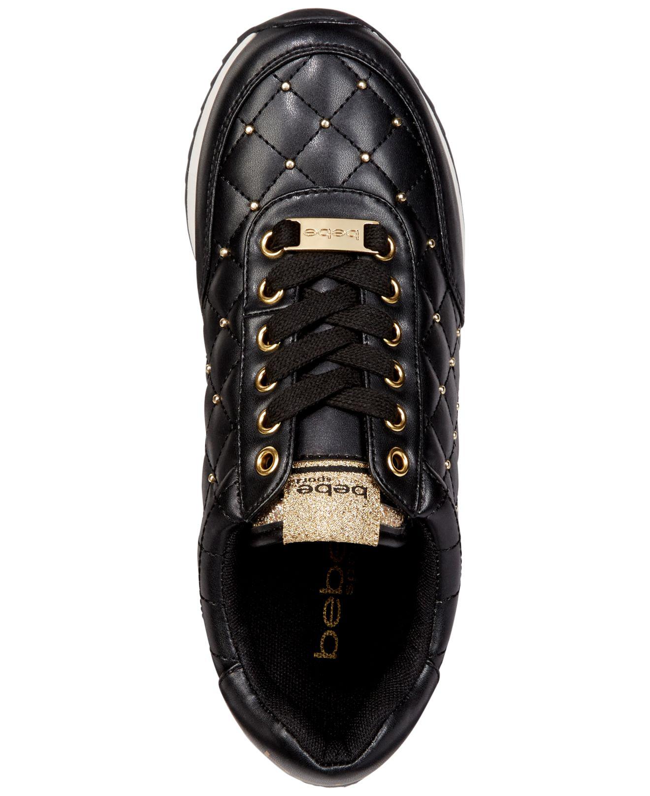 bebe sport barkley lace up sneakers