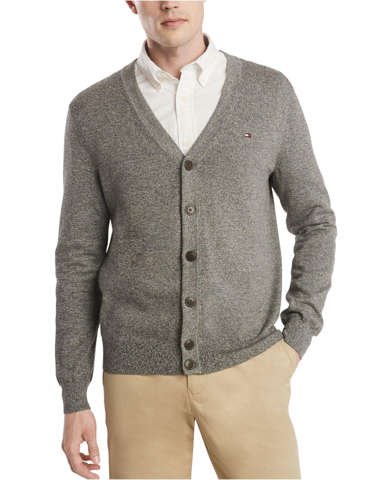 tommy hilfiger grey jumper mens