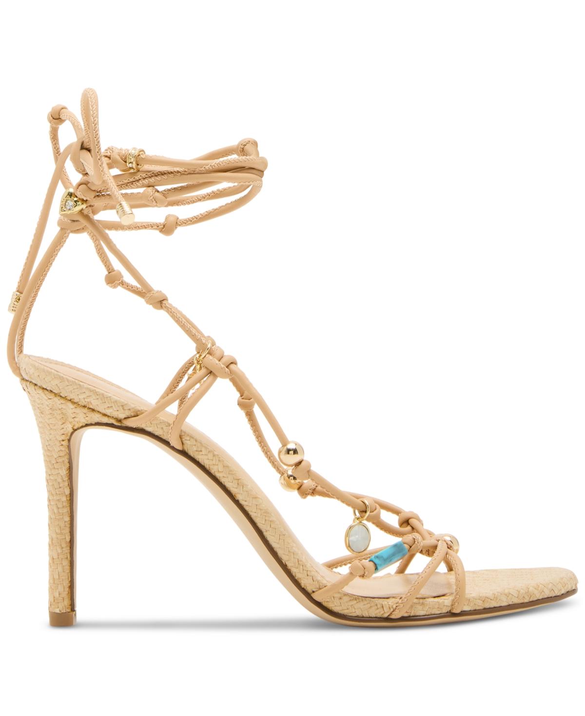 Madden Girl Vienna Strappy Lace-up Stiletto Dress Sandals in Metallic | Lyst Madden Girl Vienna Strappy Lace-up Stiletto Dress Sandals in Metallic | Lyst