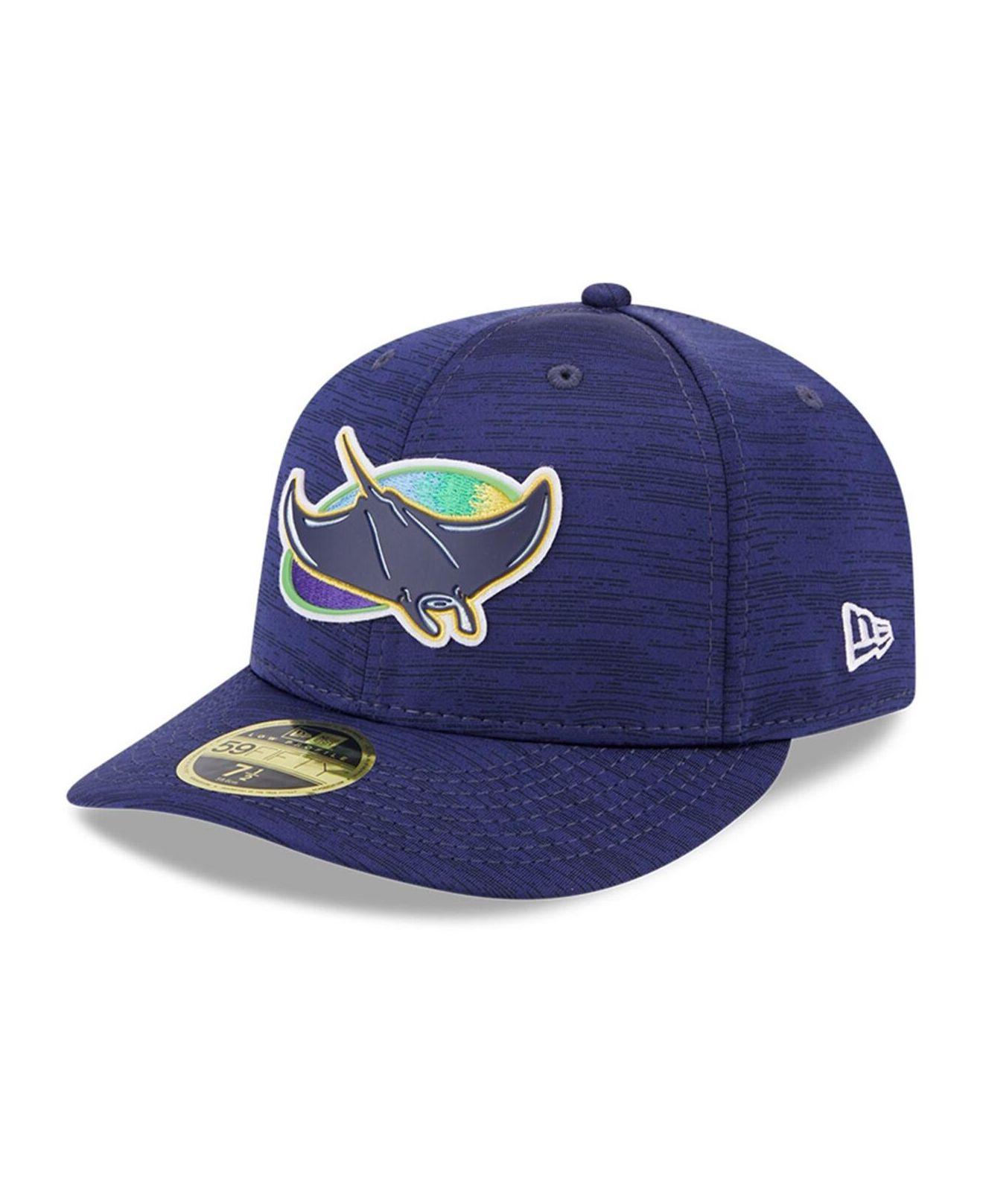 KTZ Navy Tampa Bay Rays 2023 Clubhouse Low Profile 59fifty Fitted Hat