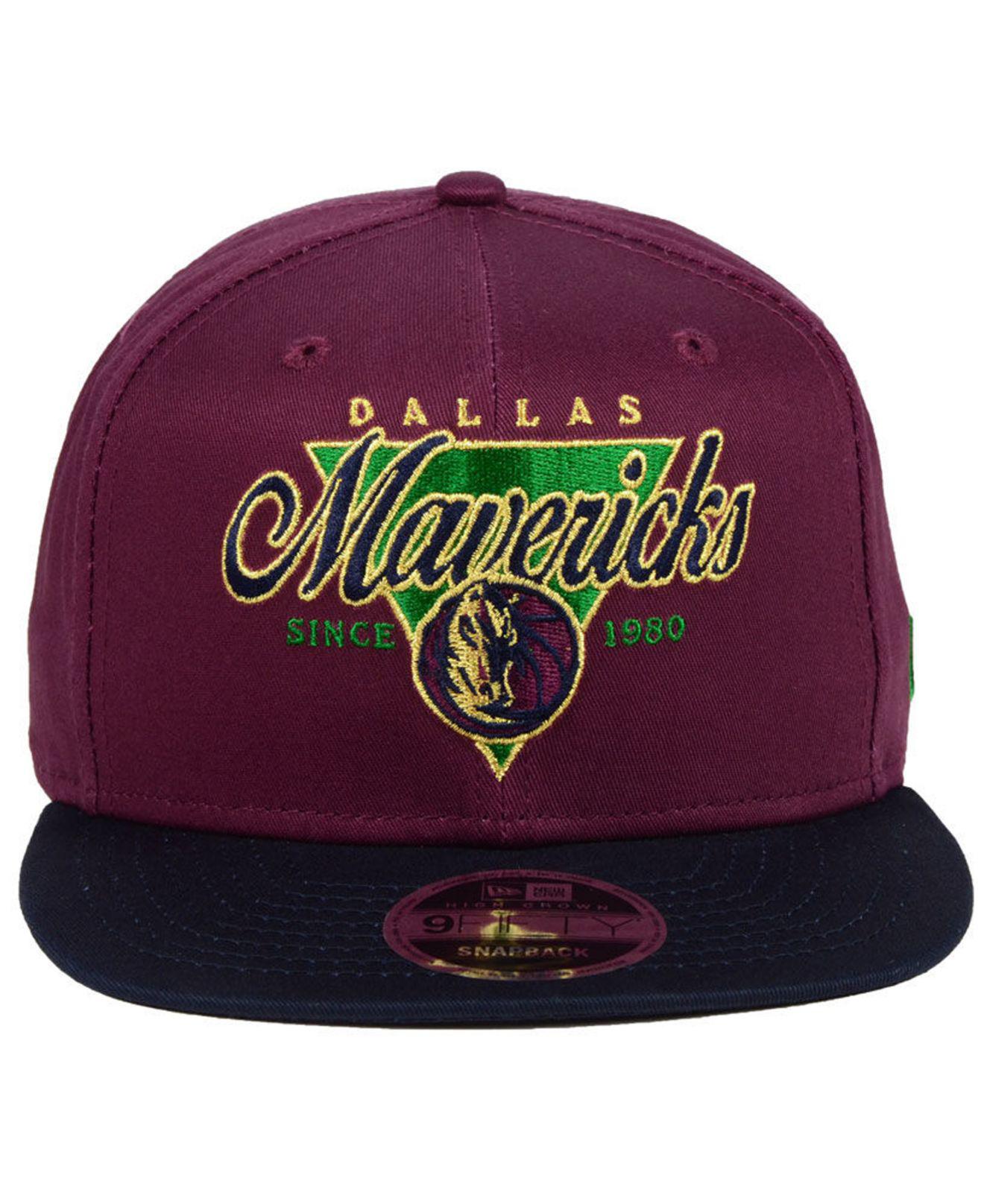 dallas mavericks throwback hat