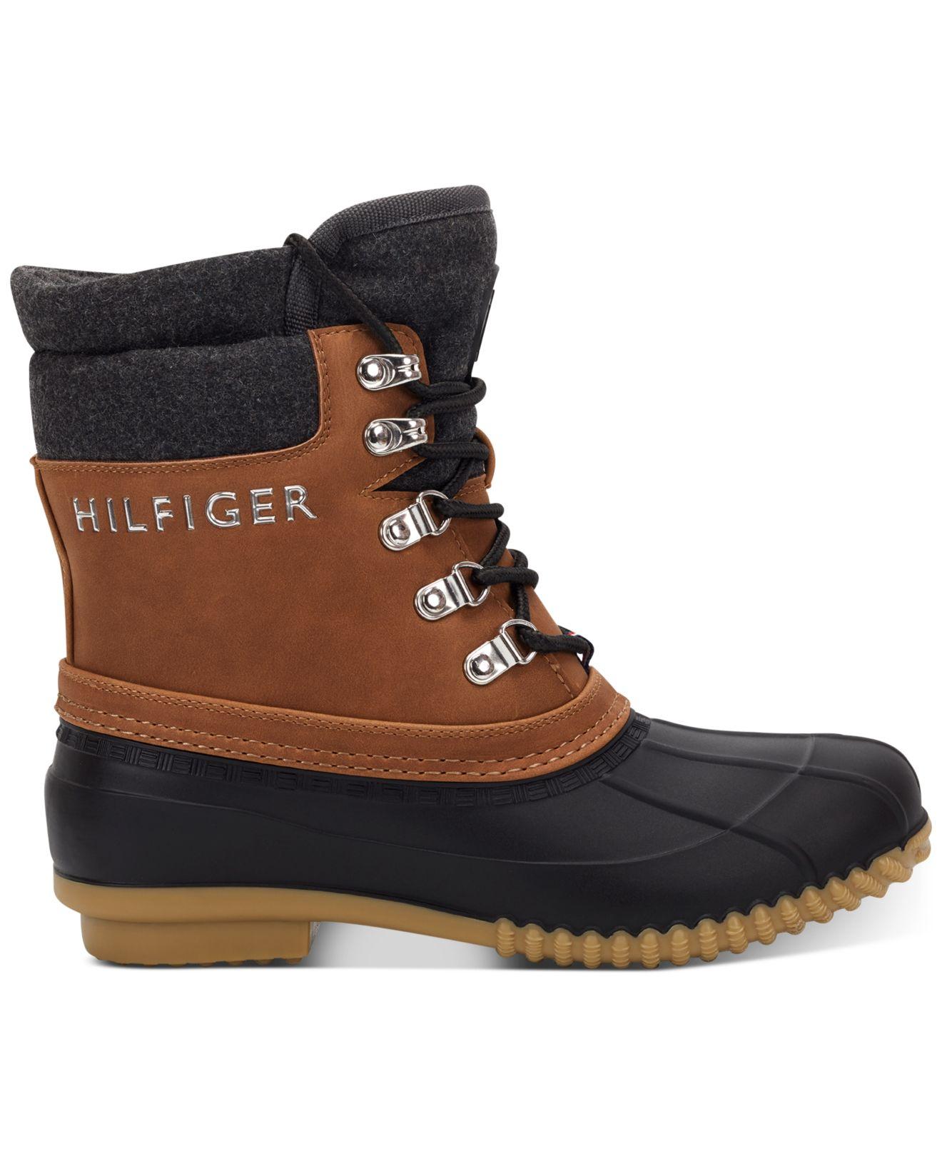 tommy hilfiger muddy duck boots