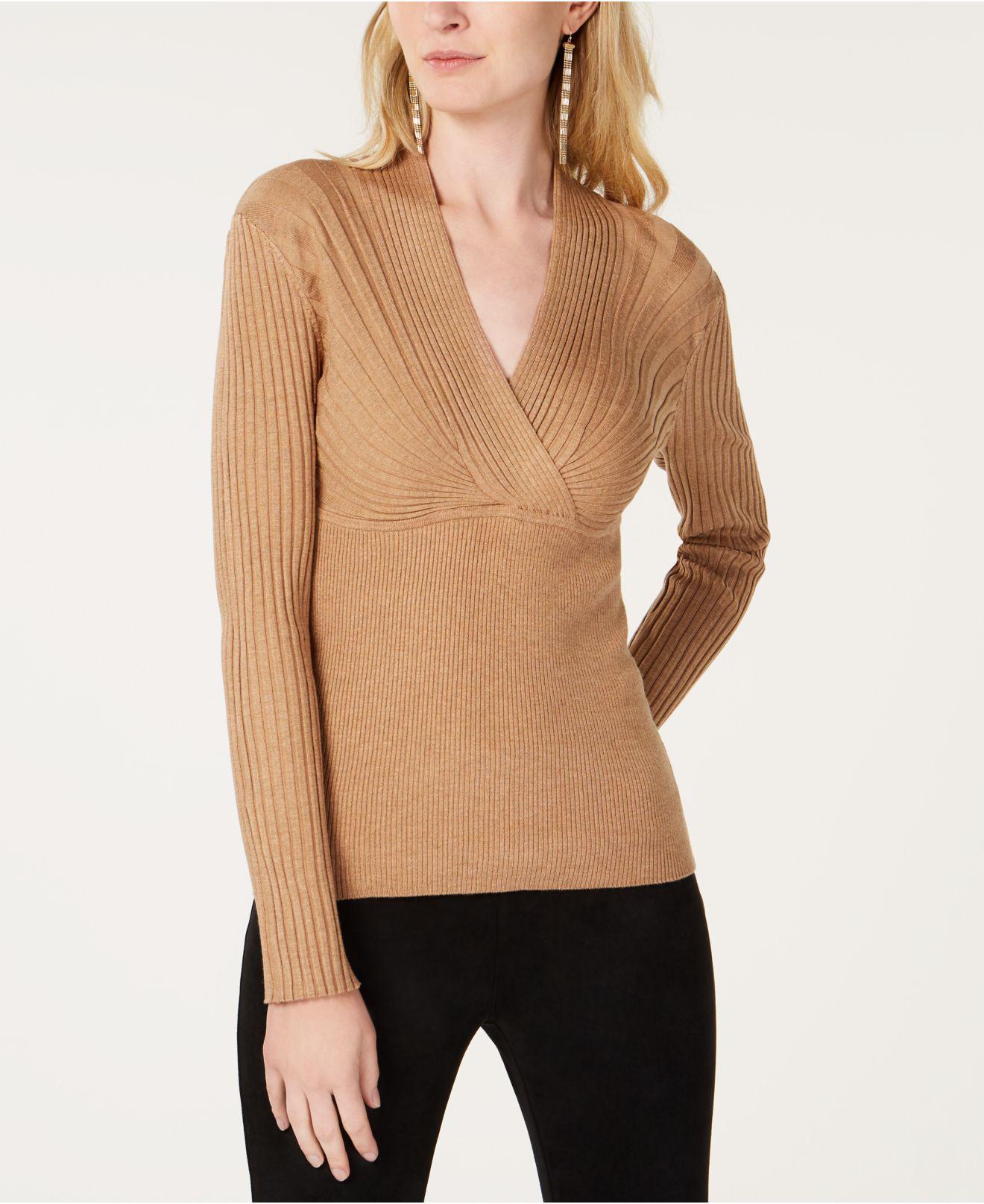 surplice sweater