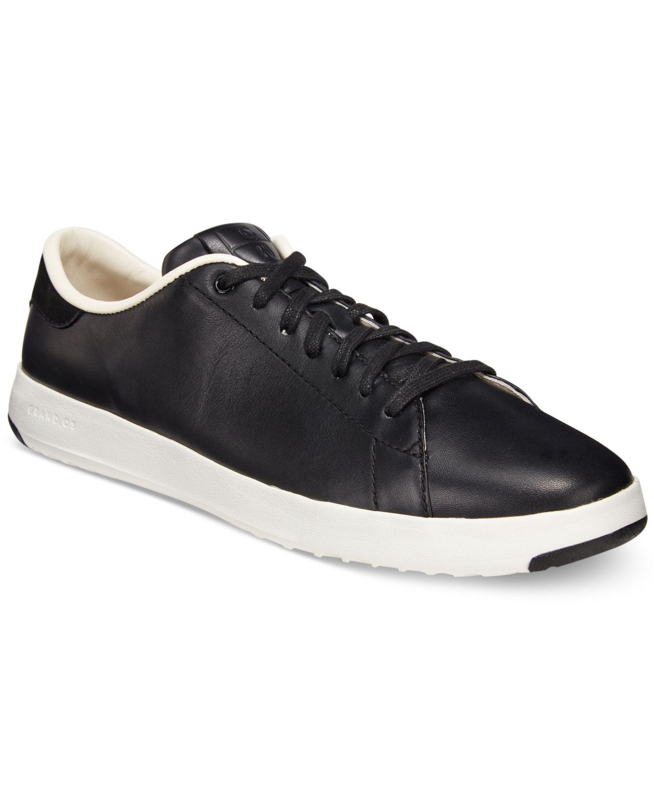 cole haan black tennis shoes