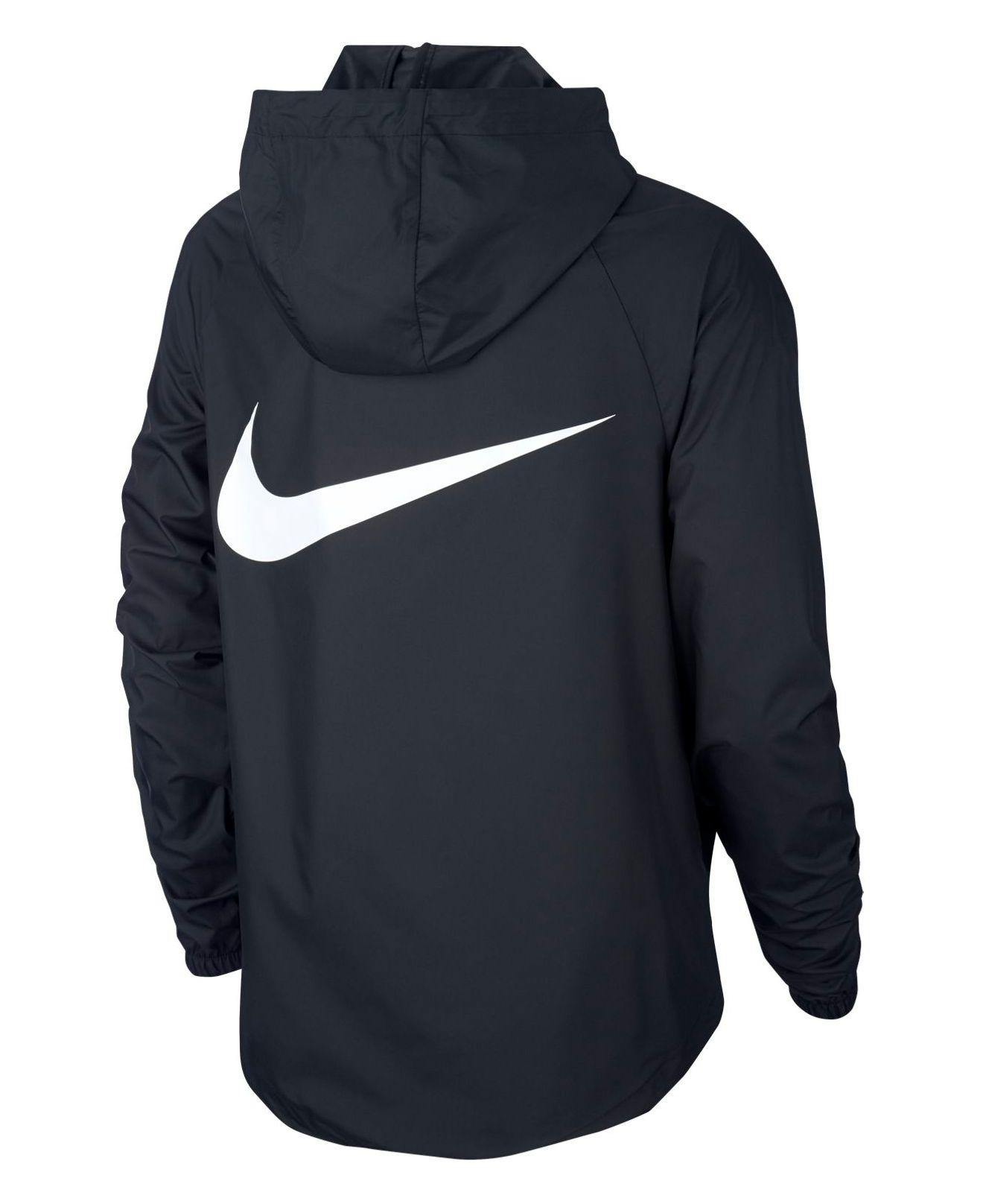 Nike Synthetic Sportswear Packable Half-zip Hooded Jacket in Black - Lyst
